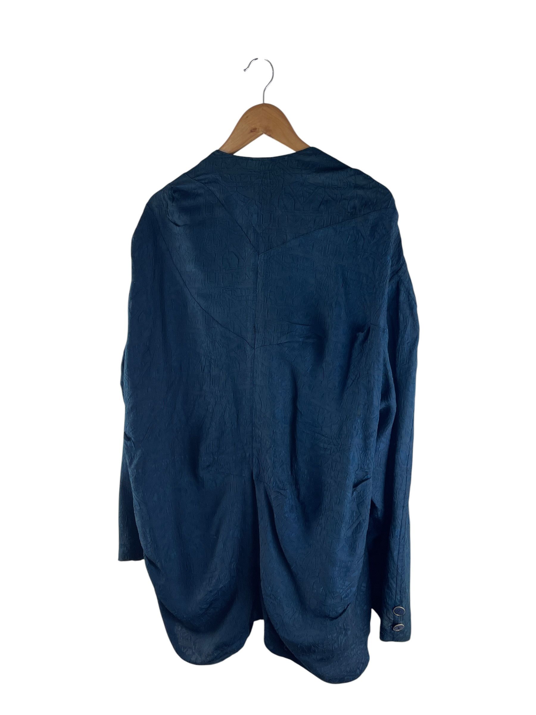 Japanese Brand Vintage Arrston Volaju by Kohshin Satoh Wrap Jacket Teal Size US L / EU 52-54 / 3 - 8 Thumbnail