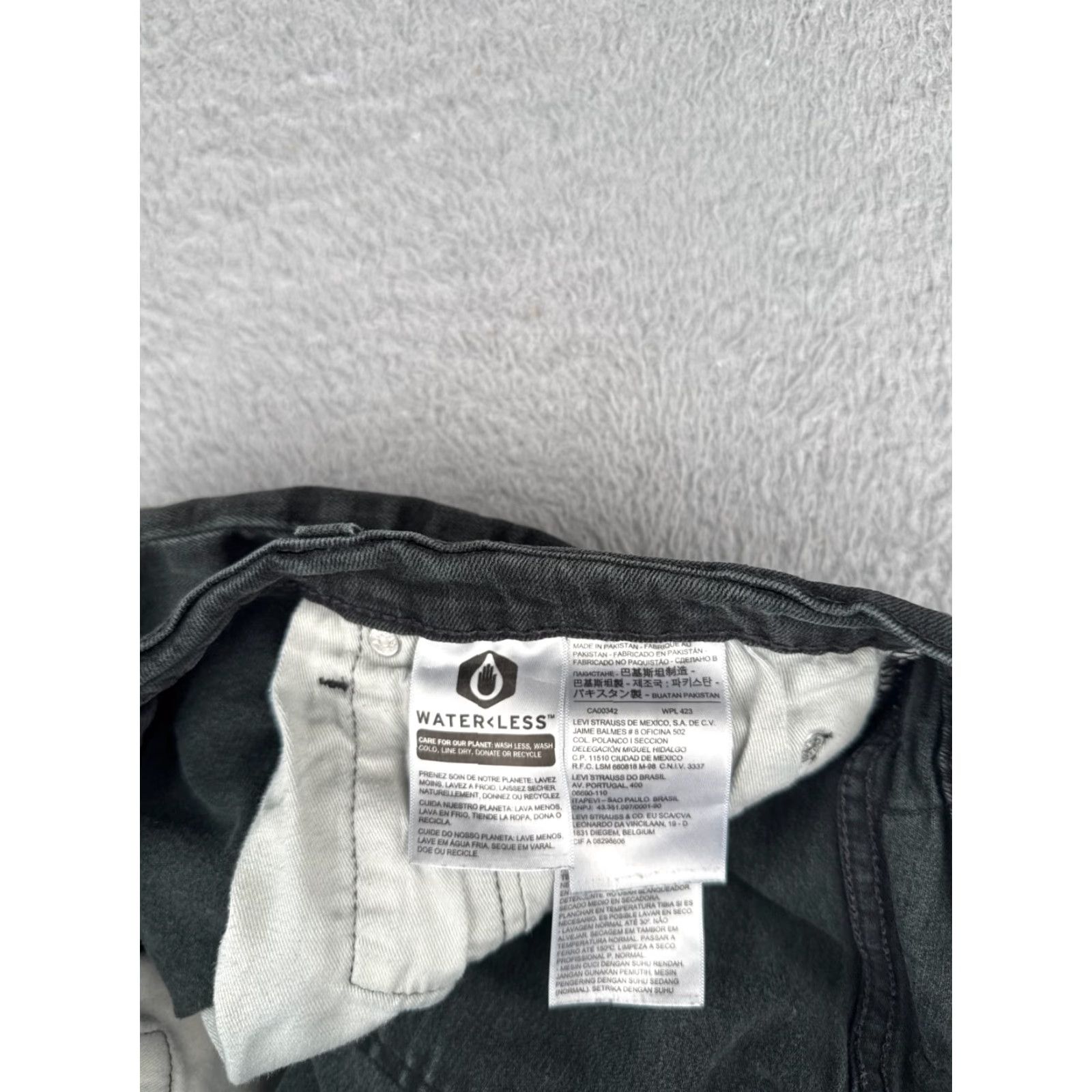 Levi's Levi's 541 Jeans Black Denim 36x34 Button Fly 5-Pocket Cotton Straight Regular Mens Pants Jeans Size US 36 / EU 52 - 7 Thumbnail