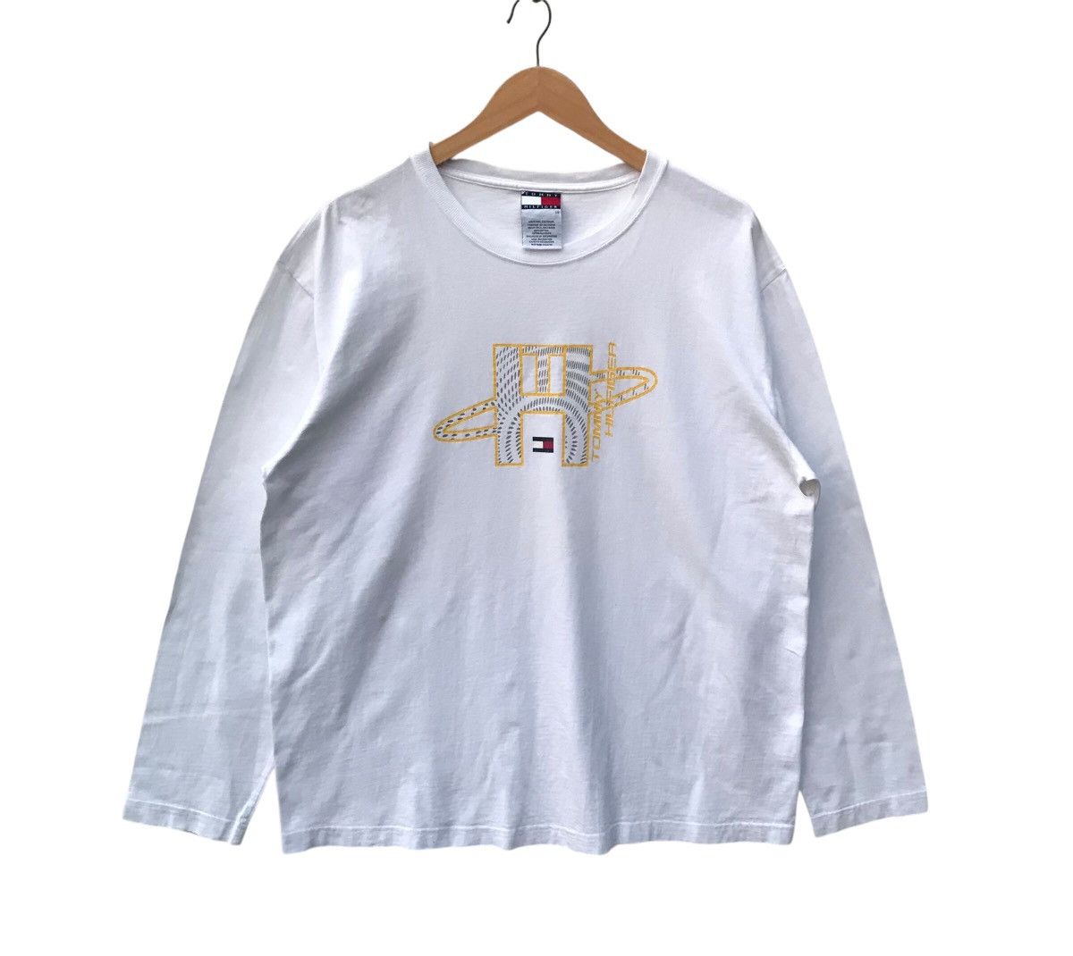 Tommy Hilfiger Tommy Hilfiger Spellout Longsleeve Shirt Size US L / EU 52-54 / 3 - 1 Thumbnail