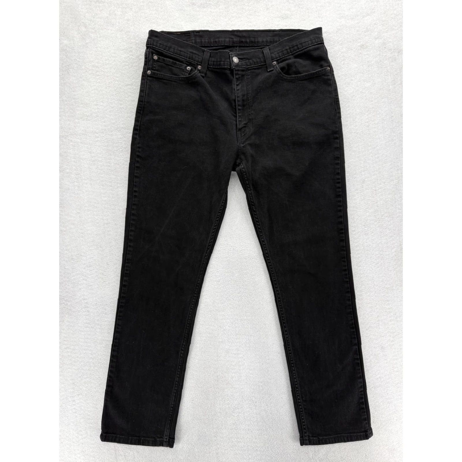 Levi's VINTAGE? No. Levis 511 Jeans Mens 38x32 Black Dark Wash Slim Straight Denim Casual Pants Size US 38 / EU 54 - 2 Thumbnail