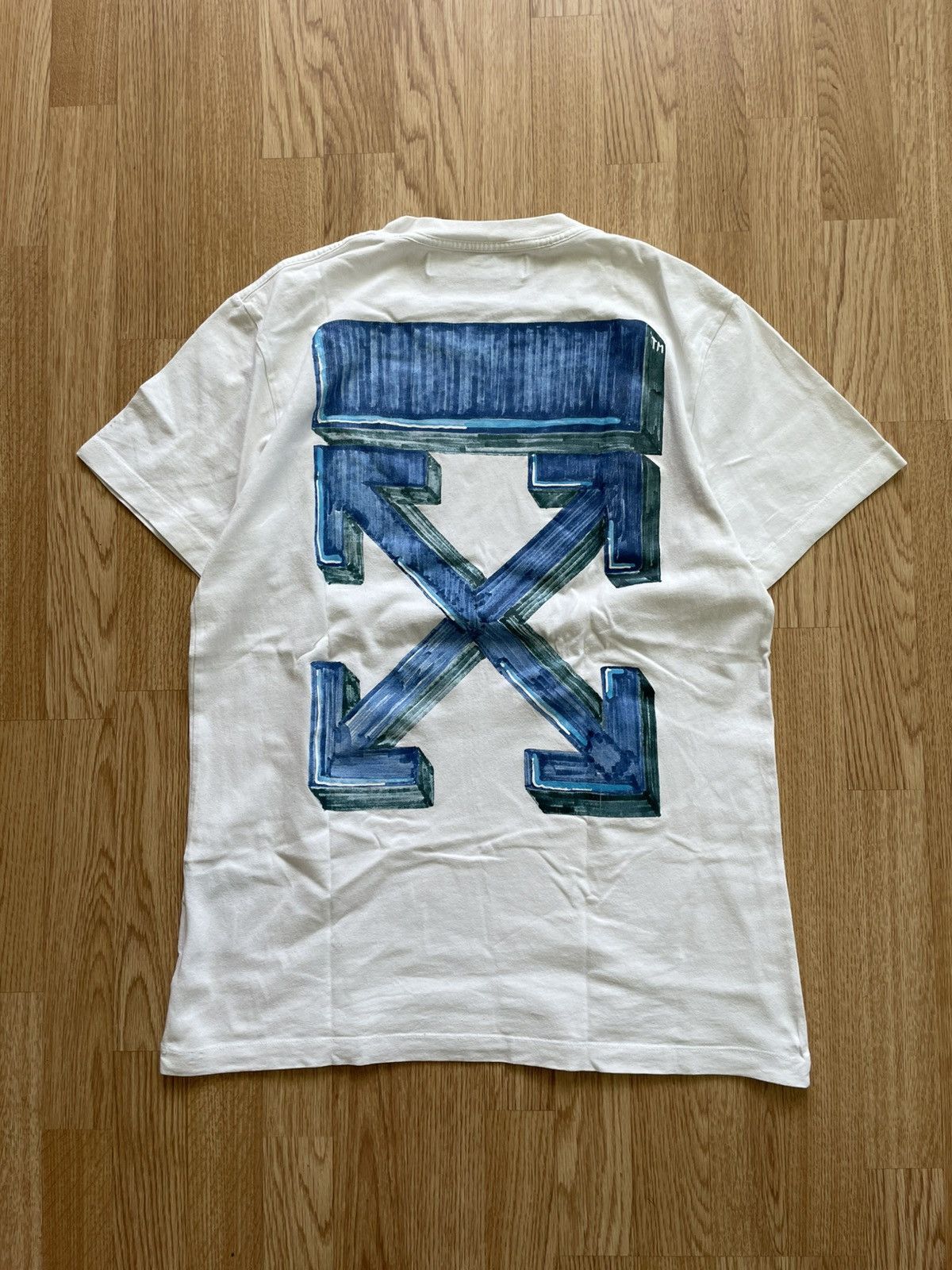 Off-White × Virgil Abloh Off-White White T-Shirt Size US M / EU 48-50 / 2 - 12 Thumbnail