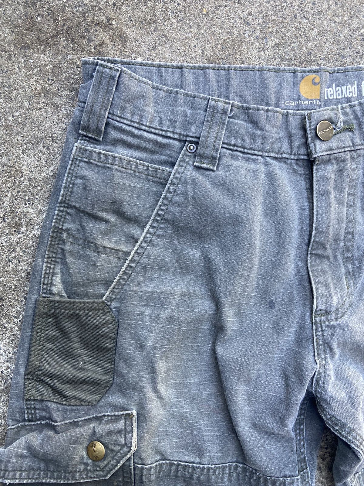 Carhartt Vintage Carhartt Work Pants Sun Faded Cargo Double Knee Size US 30 / EU 46 - 3 Thumbnail