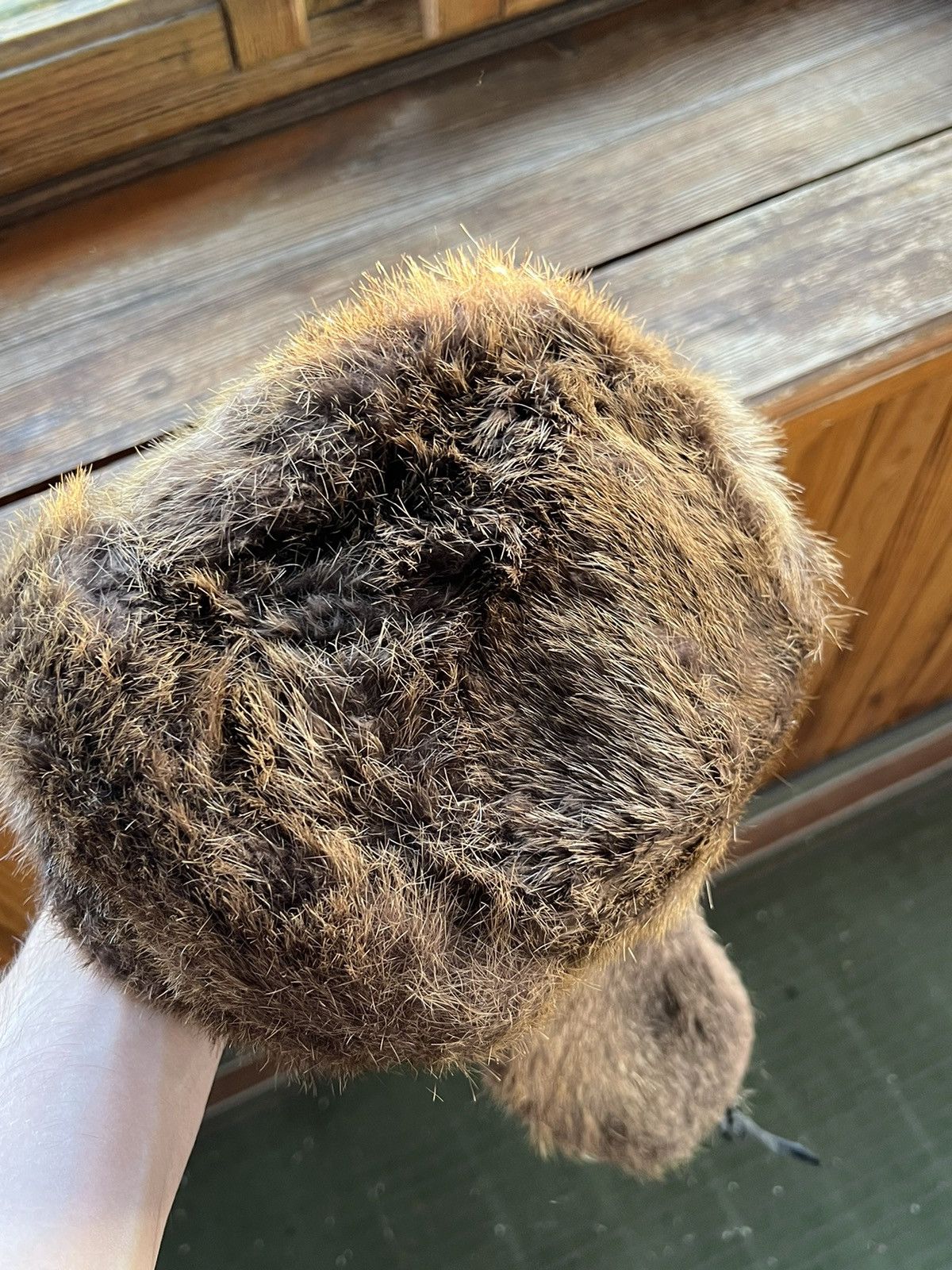 Vintage Vintage Ushanka trapper rabbit leather hat rare Size ONE SIZE - 22 Thumbnail