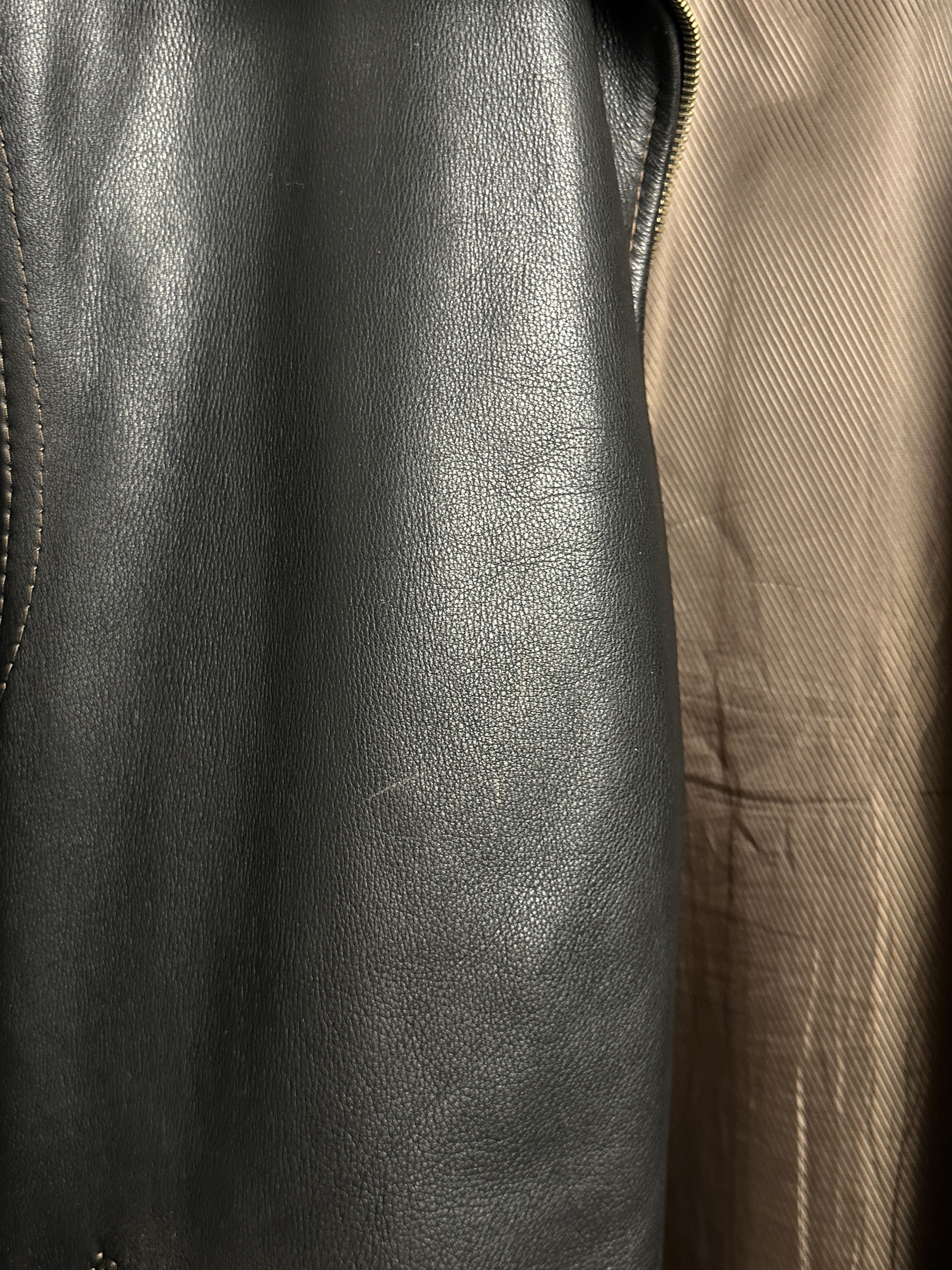 Vintage Wrangler Boxy Leather Jacket