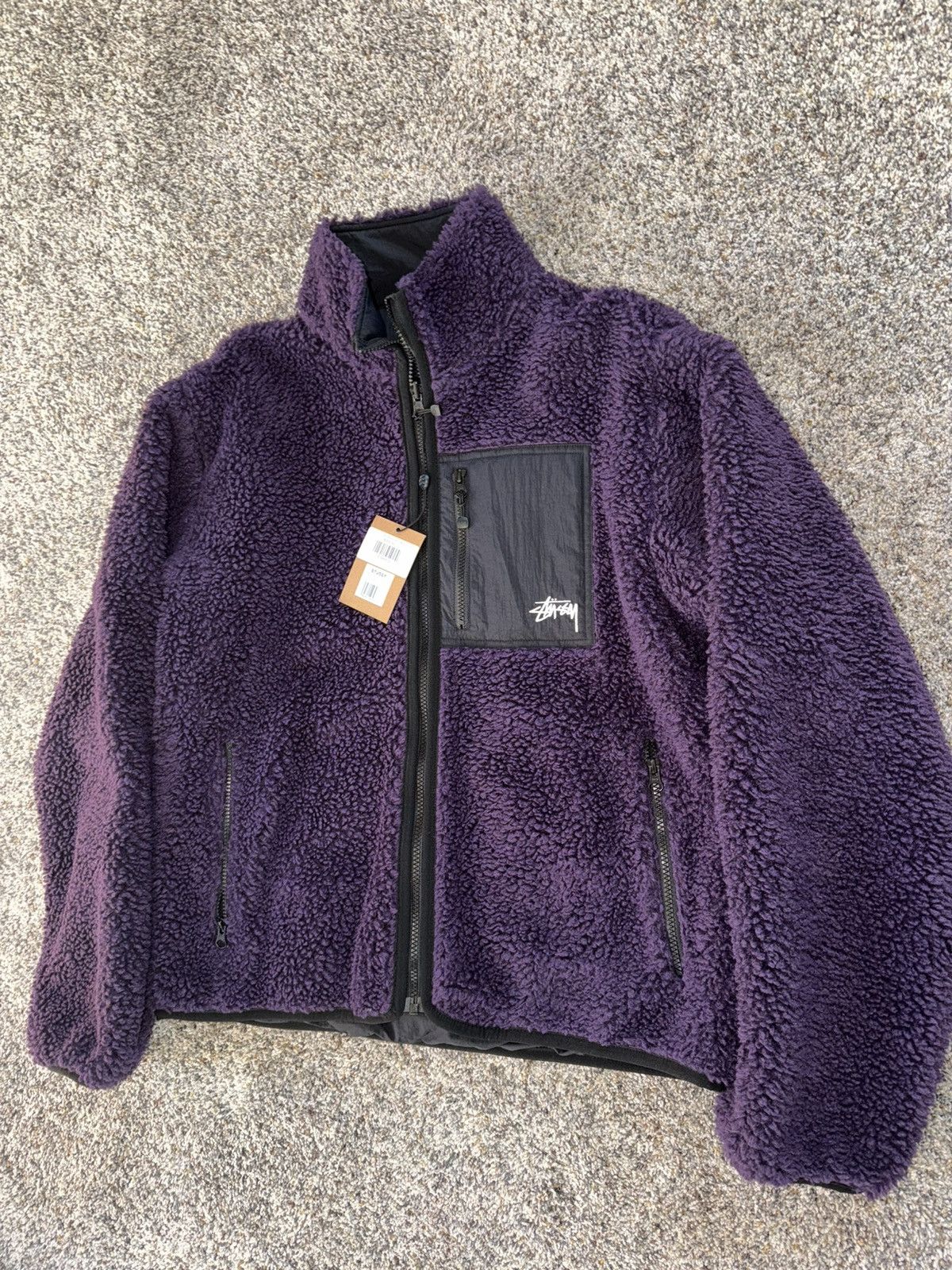 Stussy Stussy 8ball Sherpa Fleece Reversible Jacket Size US L / EU 52-54 / 3 - 4 Thumbnail