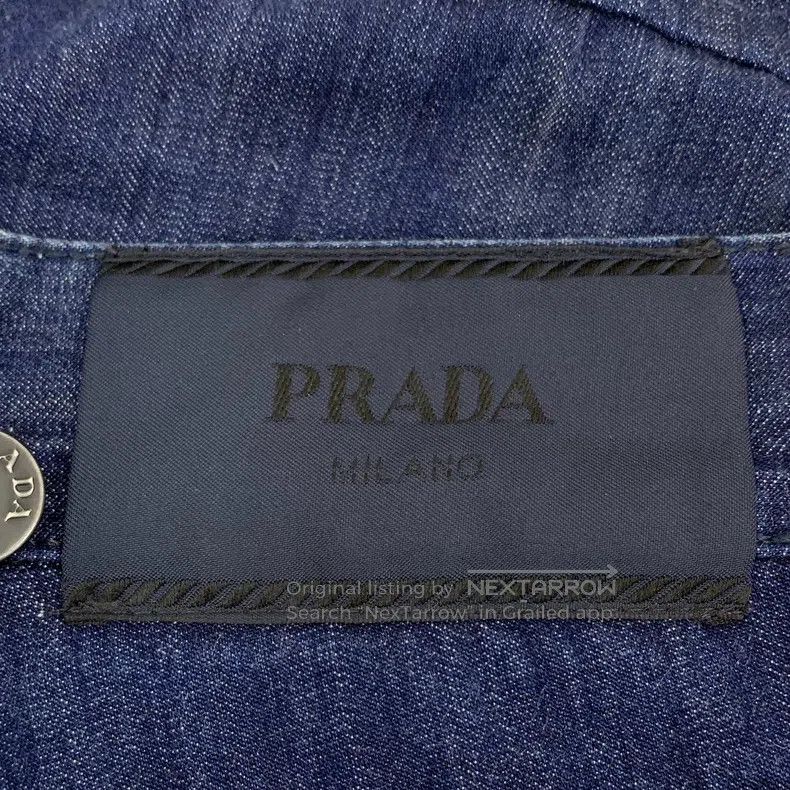 Prada Prada Dark blue cotton casual denim shorts Size 25" / US 0 / IT 36 - 5 Thumbnail