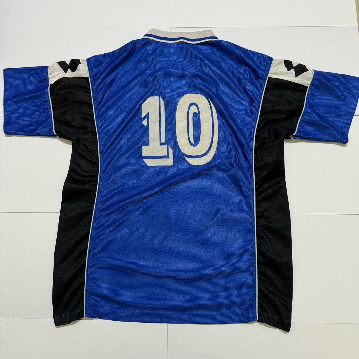 Lotto Vintage 90’s Template Blue Football Soccer Jersey