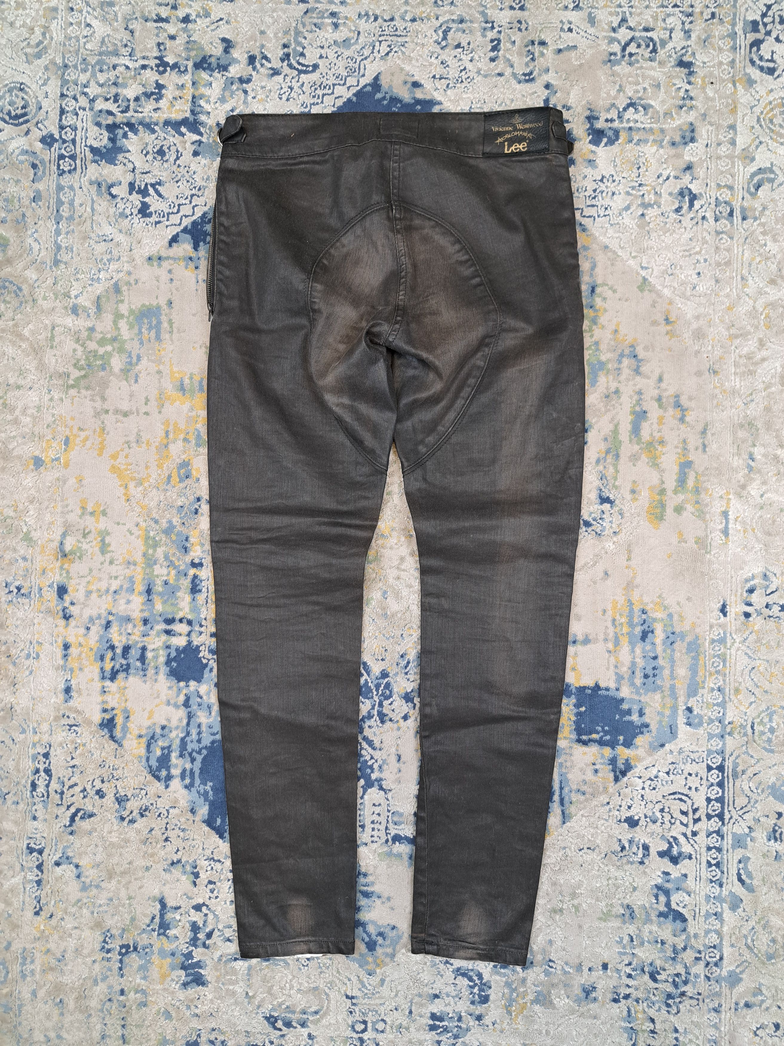 Lee × Vivienne Westwood Vivienne Westwood x Lee Avant Garde Archive Waxed Pants Size US 28 / EU 44 - 2 Thumbnail