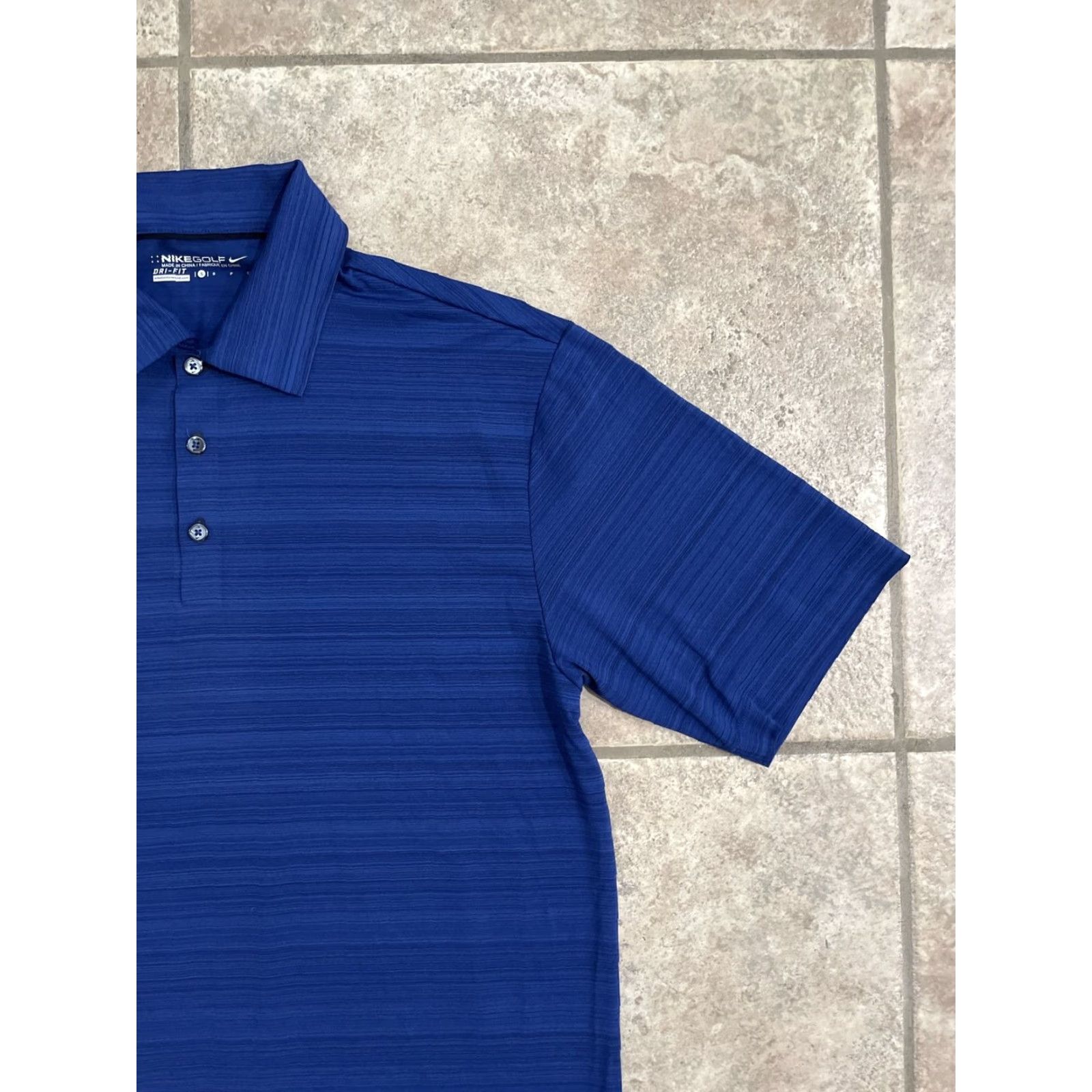 Nike NIKE GOLF Dri-Fit Blue Polo Shirt Adult Small Mens Size US S / EU 44-46 / 1 - 2 Thumbnail