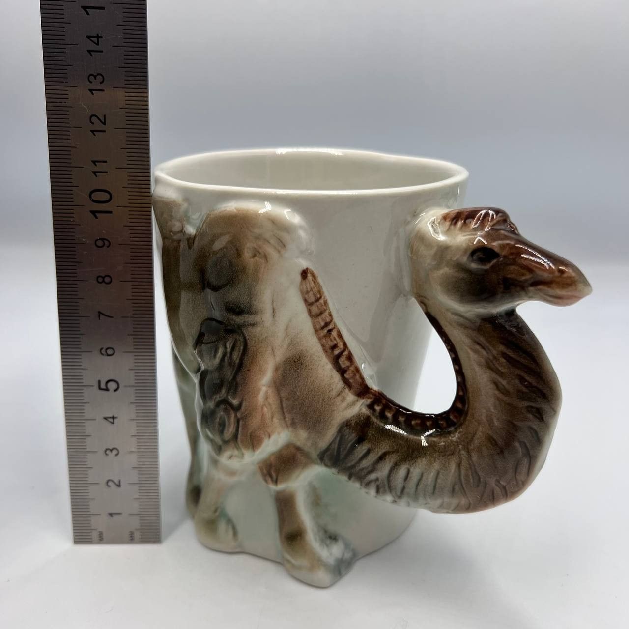 Vintage Vintage German Porcelain Mug Camel Design Signed ceramic Size ONE SIZE - 6 Thumbnail