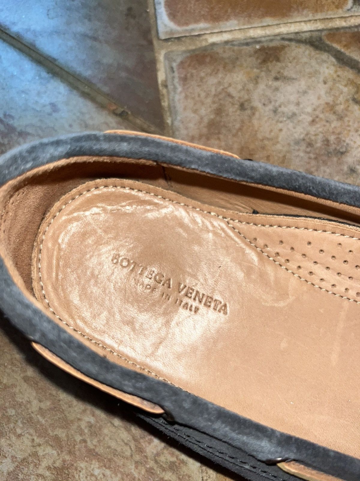 Bottega Veneta Bottega Veneta Intrecciato Suede Slip-On Loafers Size US 10 / IT 40 - 2 Thumbnail