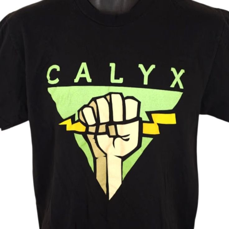 American Apparel Calyx Institute T Shirt Mens Size Medium Black Made In USA Size US M / EU 48-50 / 2 - 2 Thumbnail
