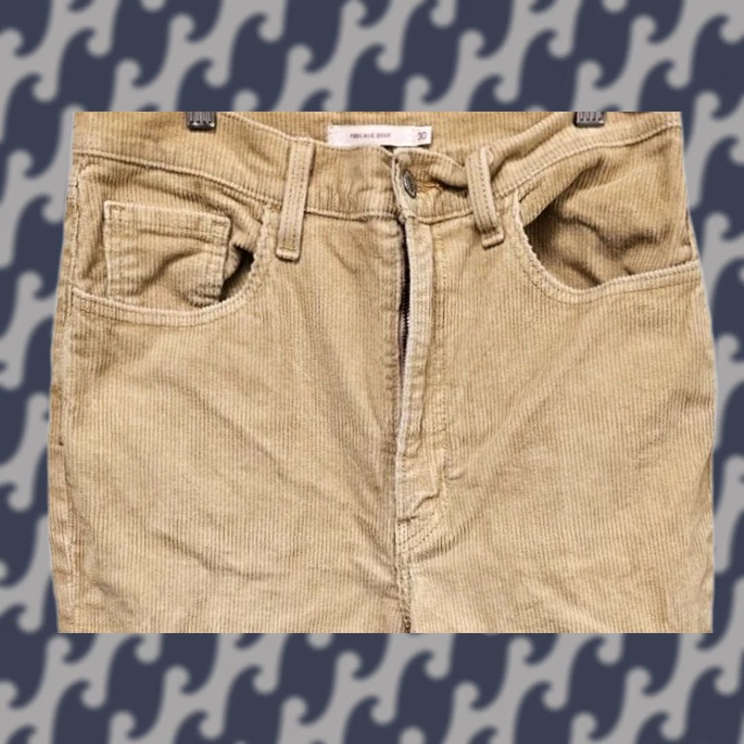 Levi's Levi’s Corduroy Premium Ribcage Boot Jeans Women’s Sz 30 High Rise Khaki Beige Regular Bootcut Denim Pants Women Size 30" / US 8 / IT 44 - 1 Thumbnail