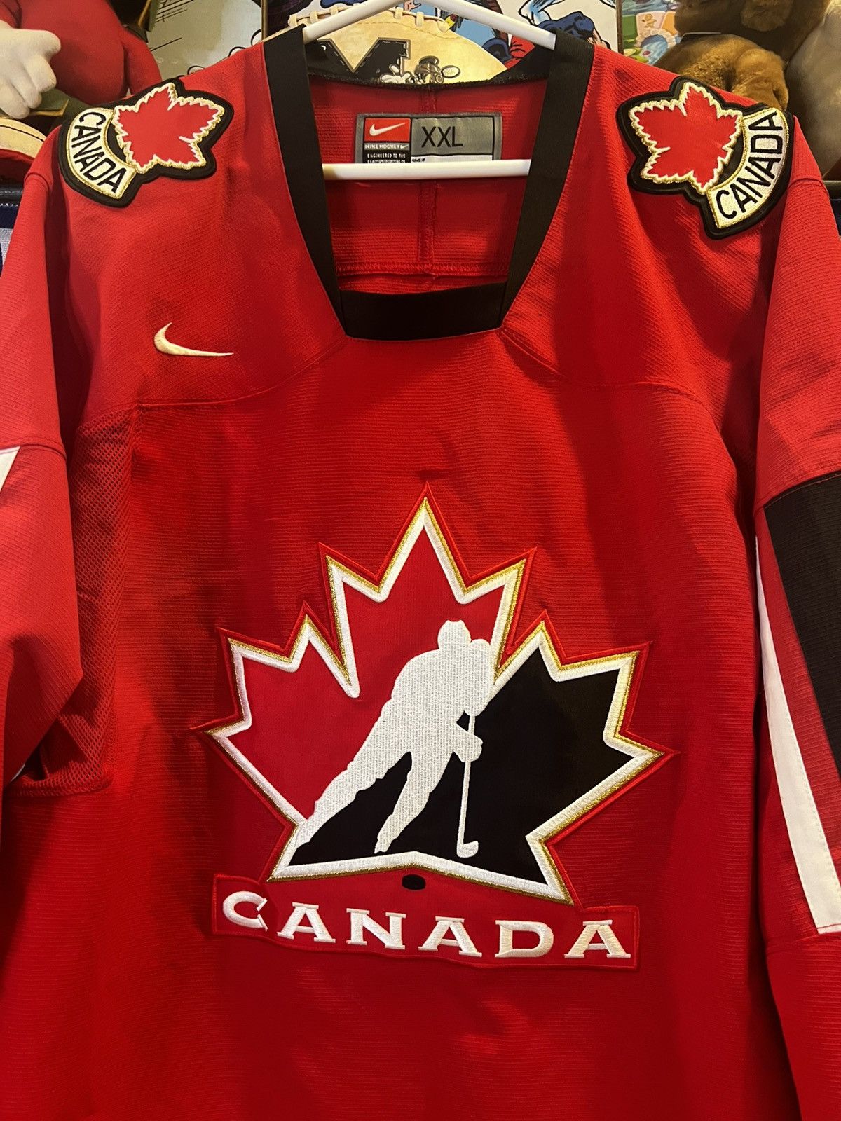 Nike × Vintage Vintage Nike 2007 Team Canada World Cup Hockey Jersey Size US XXL / EU 58 / 5 - 2 Thumbnail