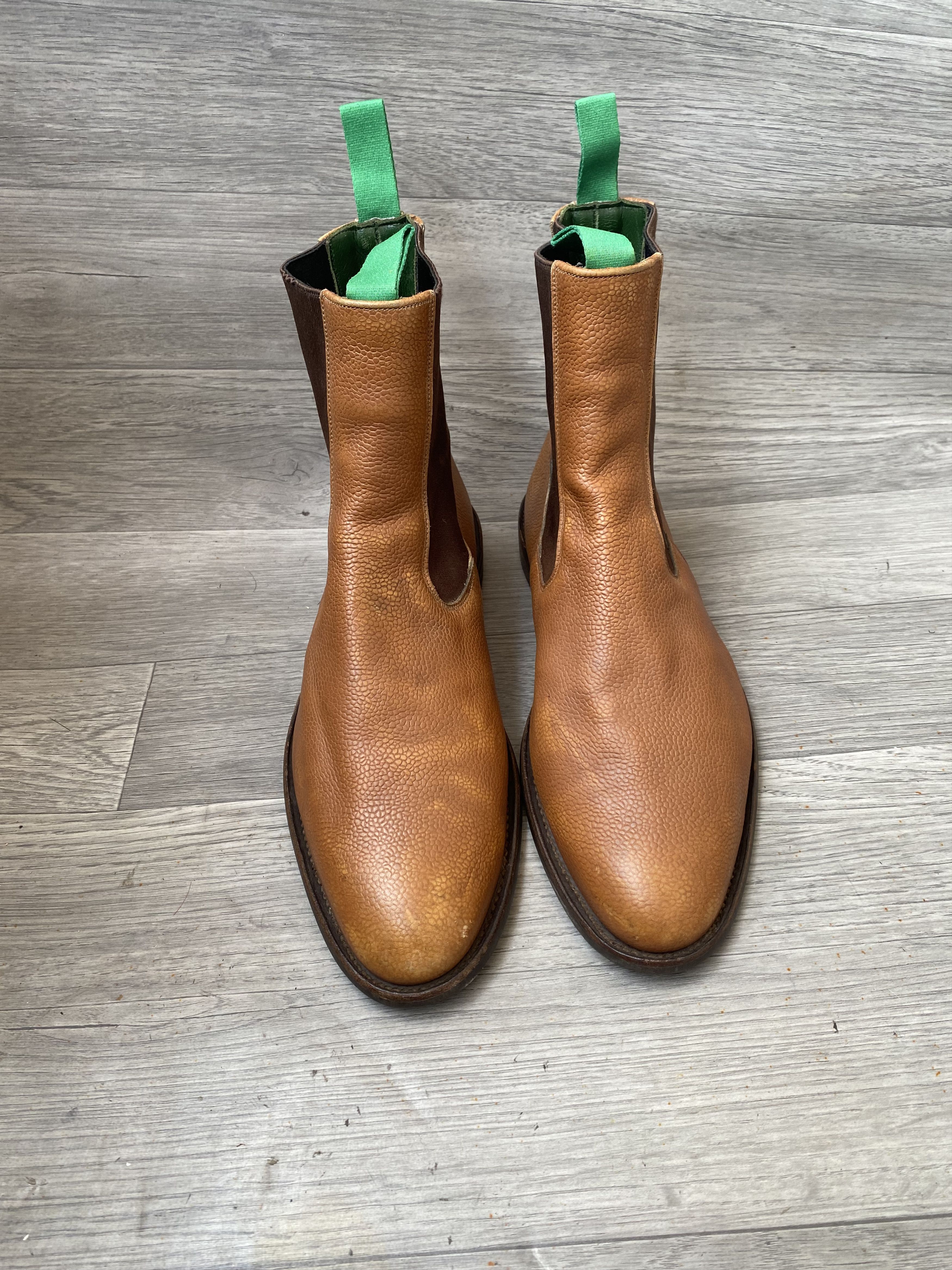 Tricker's Trickers brown pebble grain chelsea boots uk 9 Size US 10 / EU 43 - 2 Thumbnail