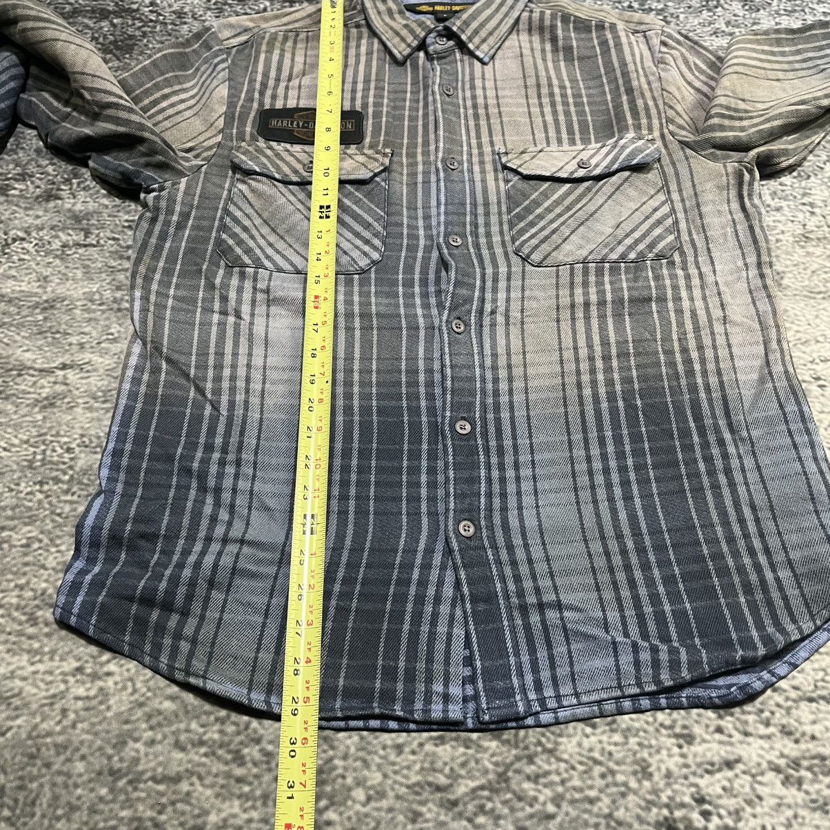 Harley Davidson Vintage Harley Davidson Schematic Plaid Button Up Longsleeve Size US L / EU 52-54 / 3 - 9 Thumbnail
