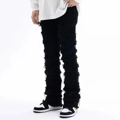 Other ripped flared punk damaged jeans Size US 32 / EU 48 - 2 Thumbnail