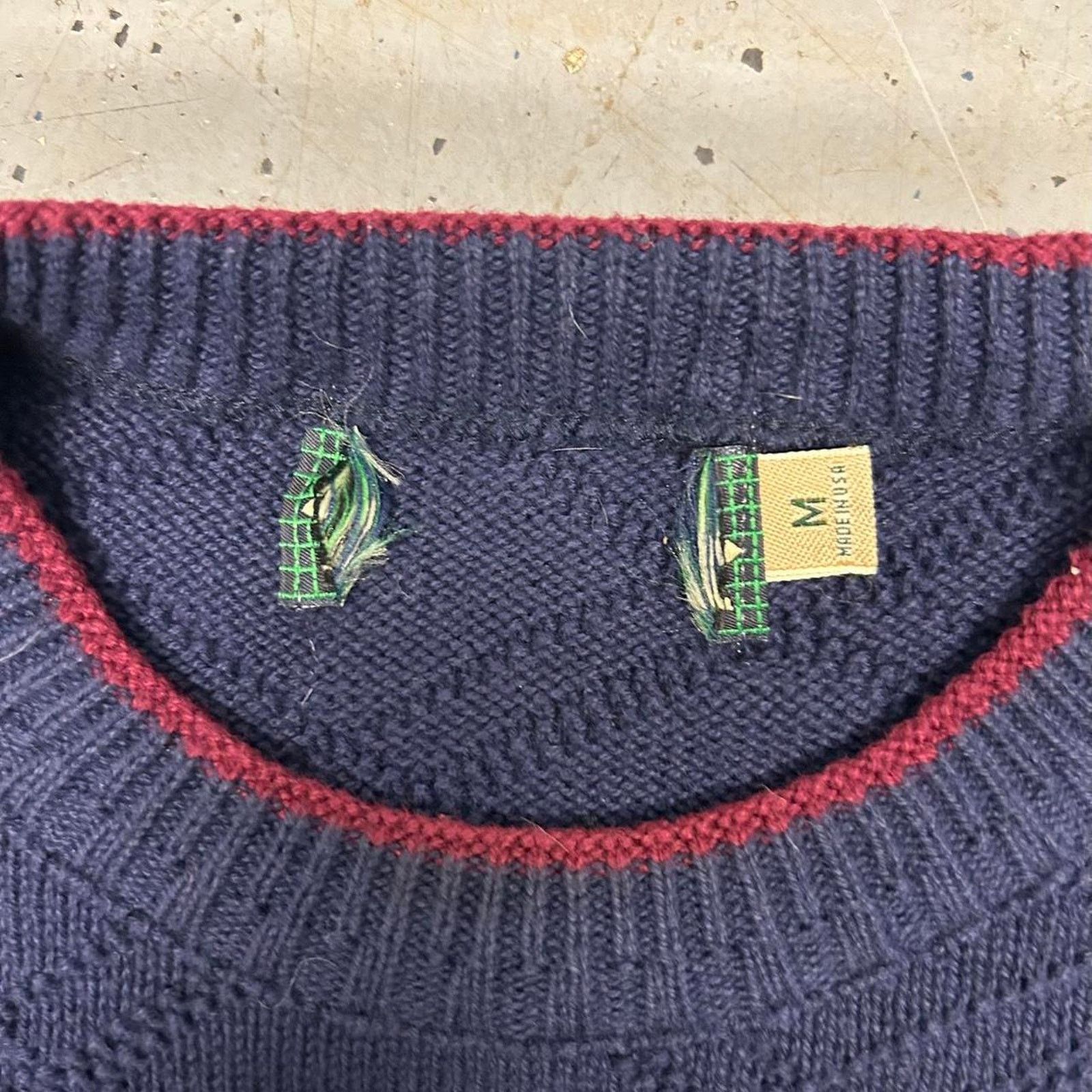 Other Navy blue vintage golf sweater Size US M / EU 48-50 / 2 - 4 Thumbnail