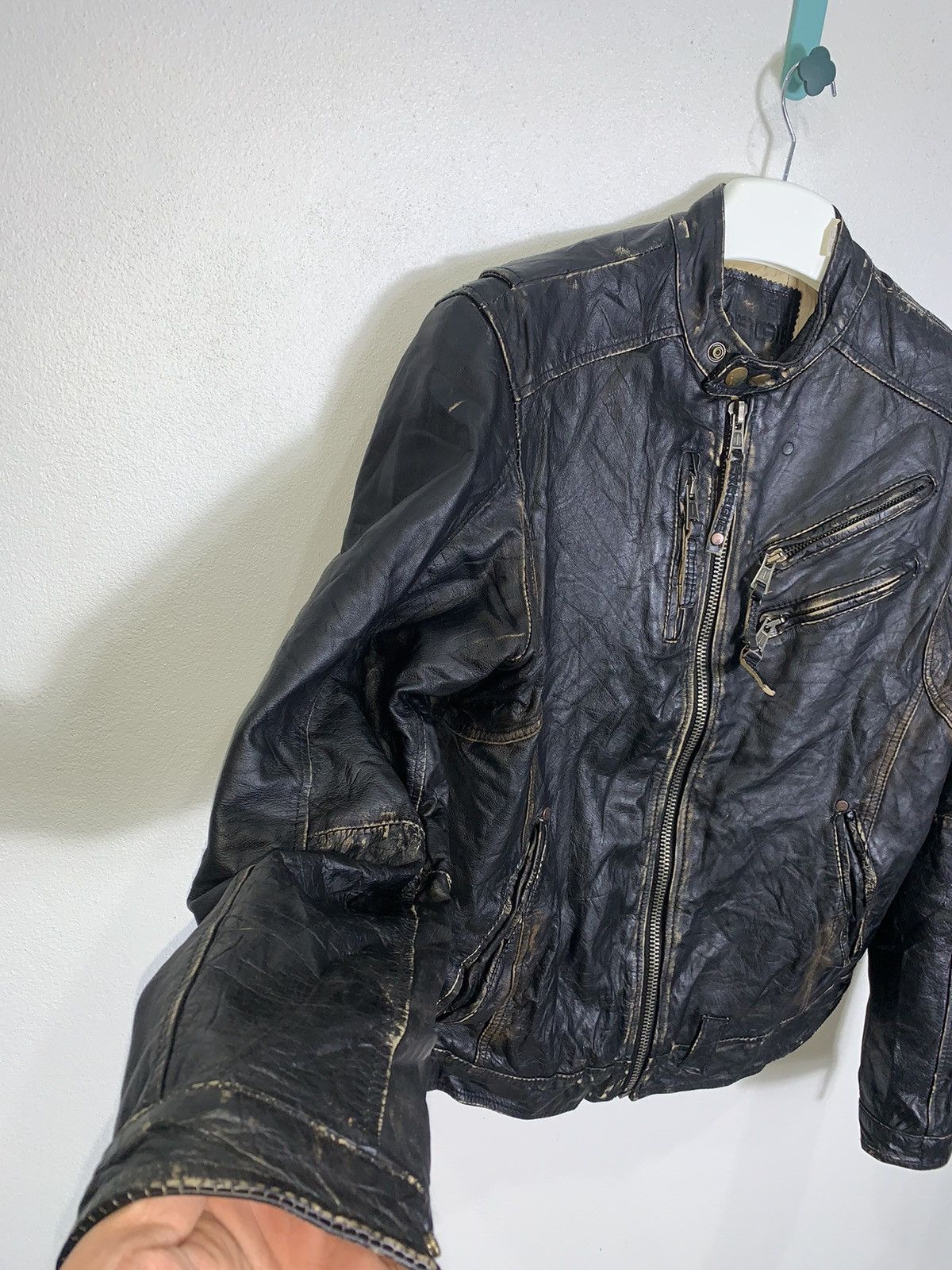 Vintage Trashed Energie Rider jacket 2000’s Size US M / EU 48-50 / 2 - 2 Thumbnail
