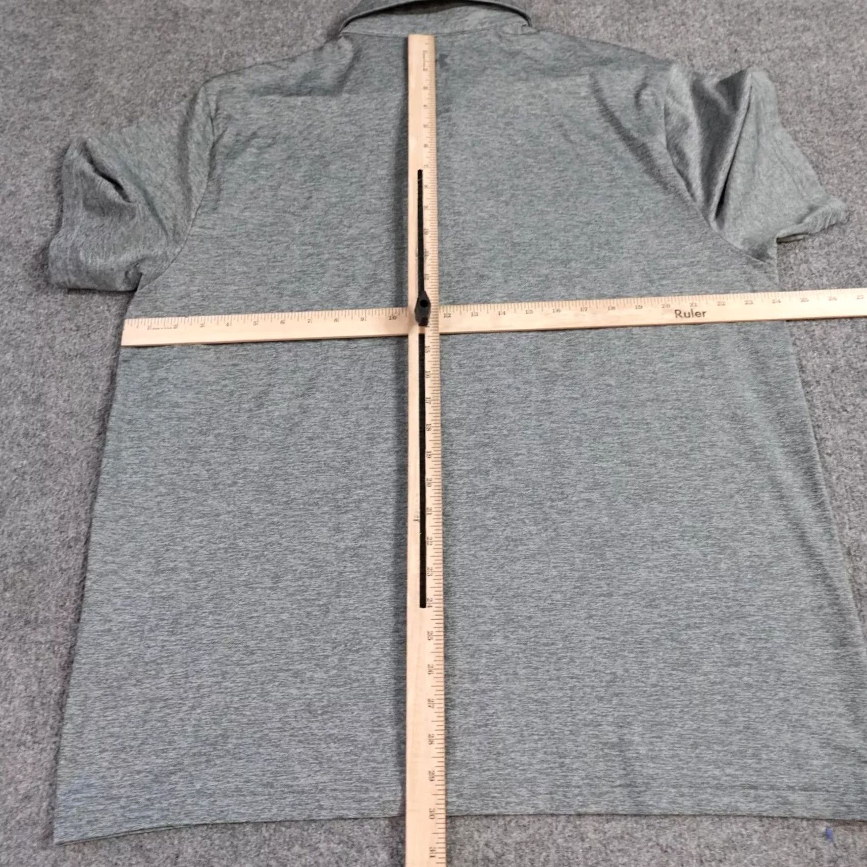 Under Armour Under Armour Polo Shirt 2XL Gray Mens Short Sleeve Collared Button Golf Sports Solid Heathered 2XL Mens Shirts Size US XXL / EU 58 / 5 - 7 Thumbnail