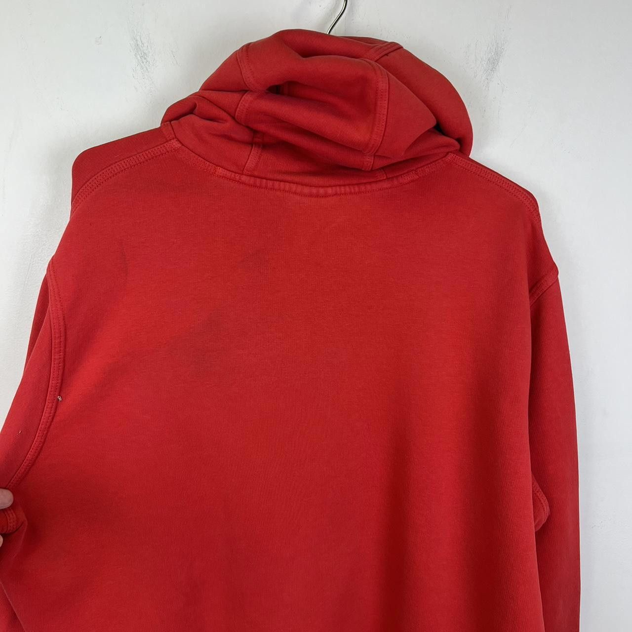Nike Vintage Nike Red Pullover Hoodie with Classic Logo Size US XL / EU 56 / 4 - 3 Thumbnail