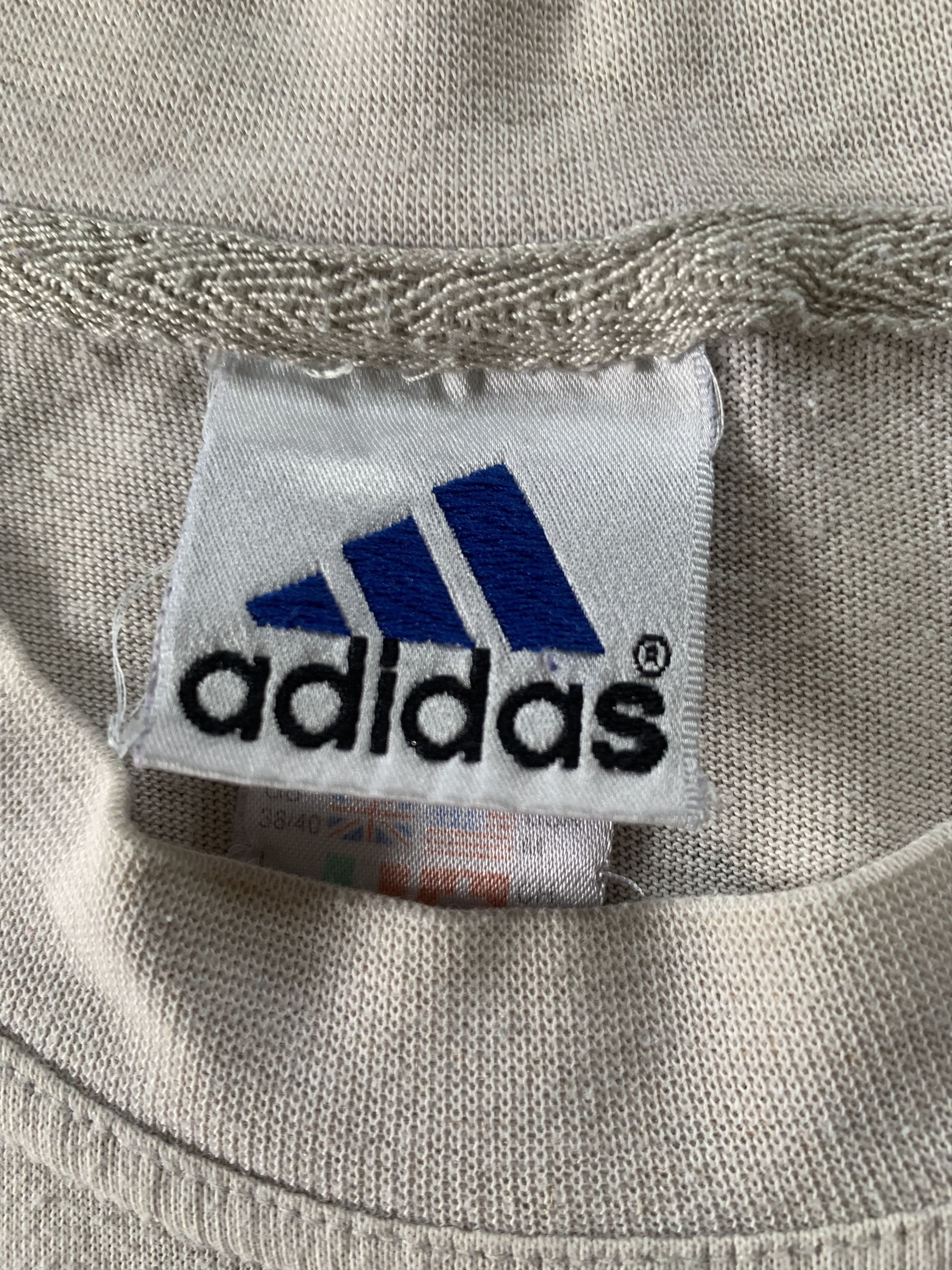 Adidas × Vintage Vintage Adidas Centr Logo Stripe T Shirt Size US M / EU 48-50 / 2 - 7 Thumbnail