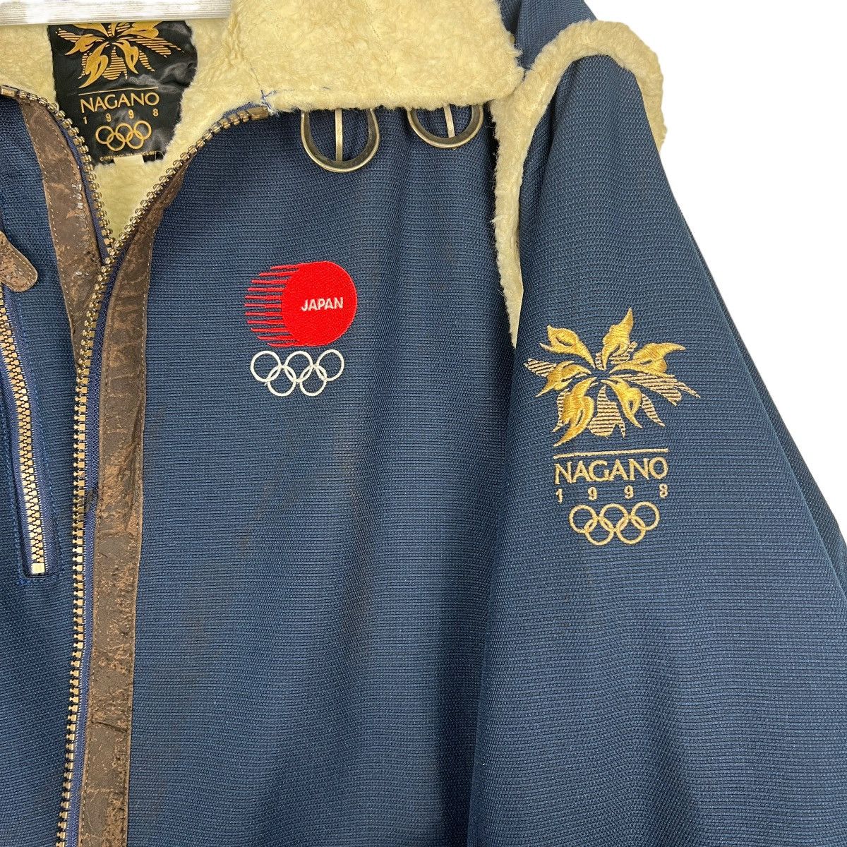 Mizuno ☀️NAGANO JAPAN OLYMPIC 1998 WINTER SHERPA JACKET Size US M / EU 48-50 / 2 - 9 Thumbnail