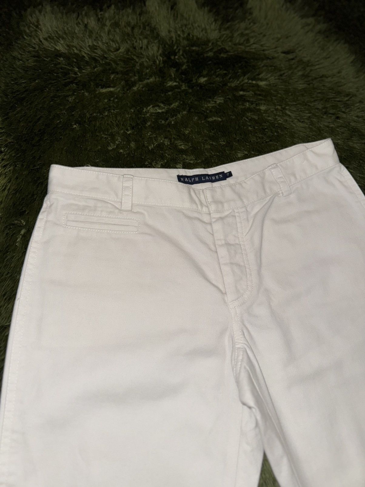 Polo Ralph Lauren [7] Ralph Lauren Sailor Logo Cotton Chino Cropped Pants Size US 30 / EU 46 - 2 Thumbnail