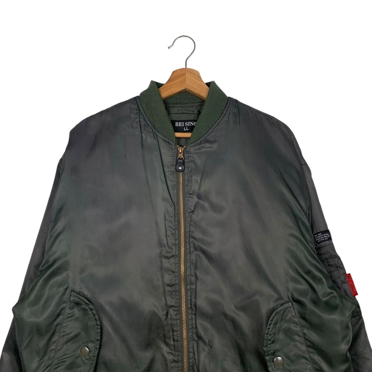 Japanese Brand BEI SING Work Bomber Jacket #1994-C87 Size US L / EU 52-54 / 3 - 2 Thumbnail