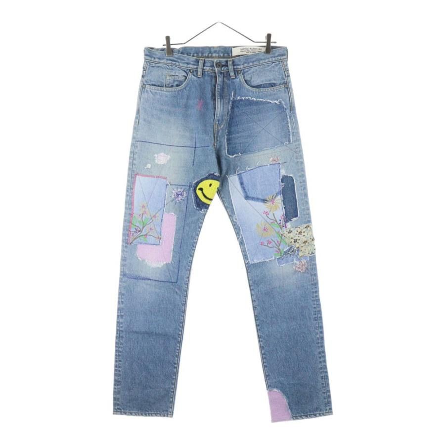 Kapital Kapital 14oz denim 5p pants gypsy patch remake 34inch Size US 34 / EU 50 - 3 Thumbnail
