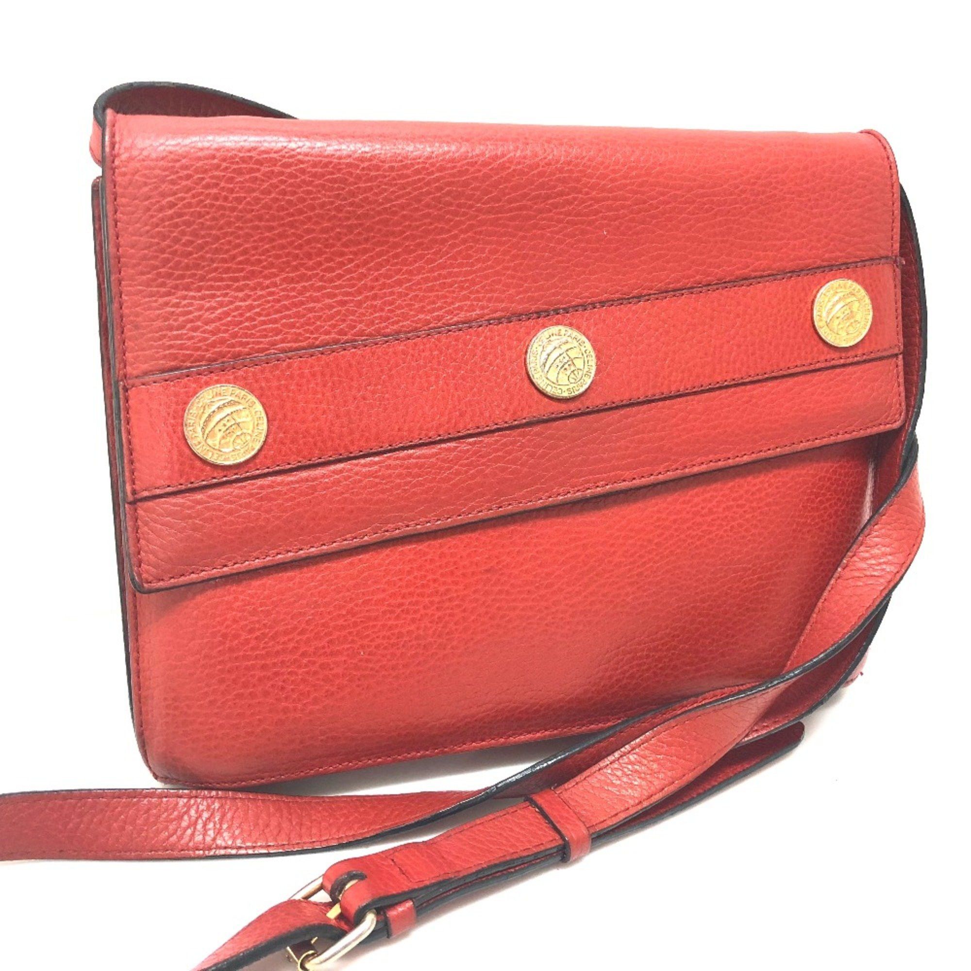 Celine CELINE Crossbody bag bag flap Shoulder Bag Red Red Size ONE SIZE - 1 Thumbnail