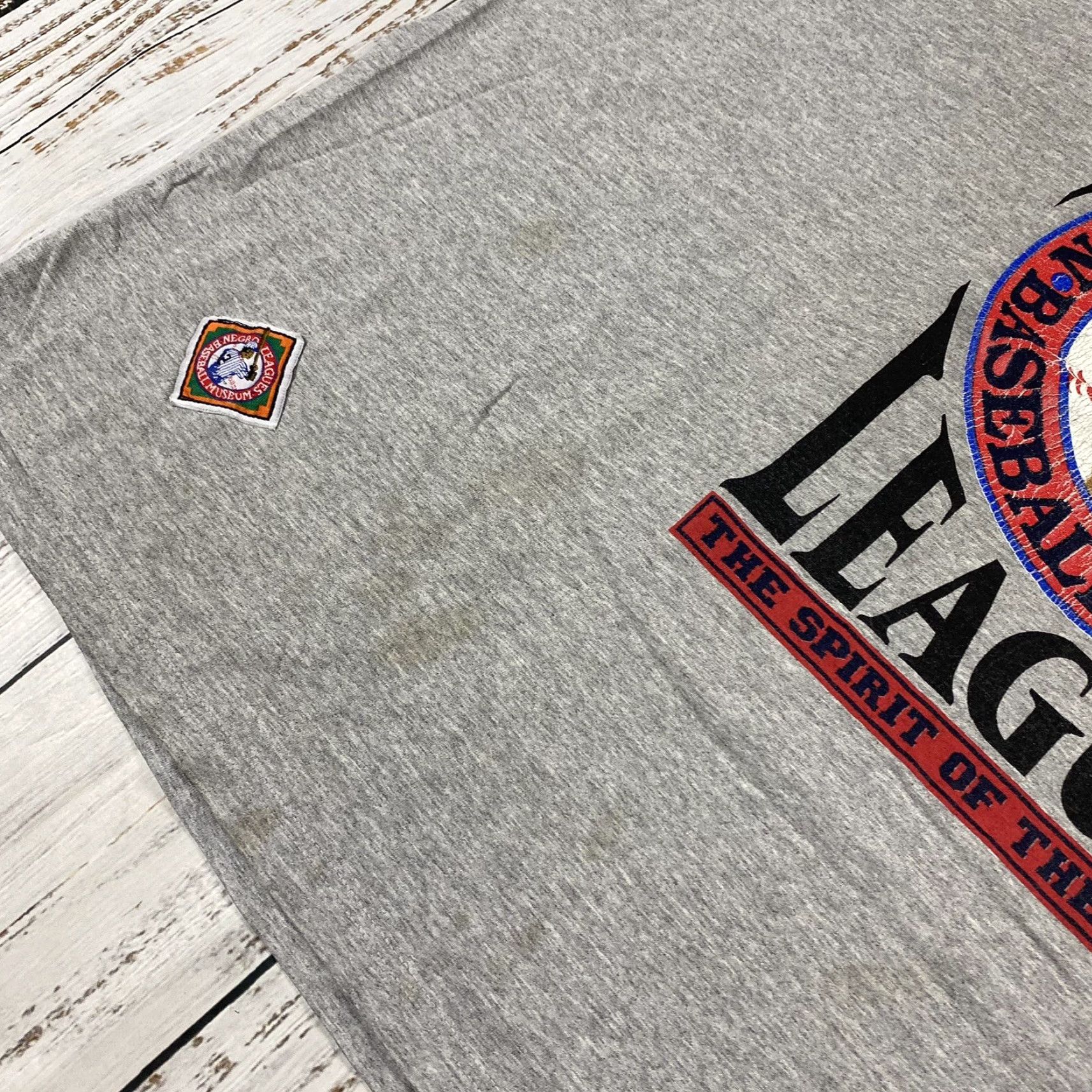 Vintage VINTAGE NFINITI DESIGNZ GRAY T-SHIRT BASEBALL NEGRO LEAGUES 3XL USA MADE MENS Size US XXL / EU 58 / 5 - 4 Thumbnail