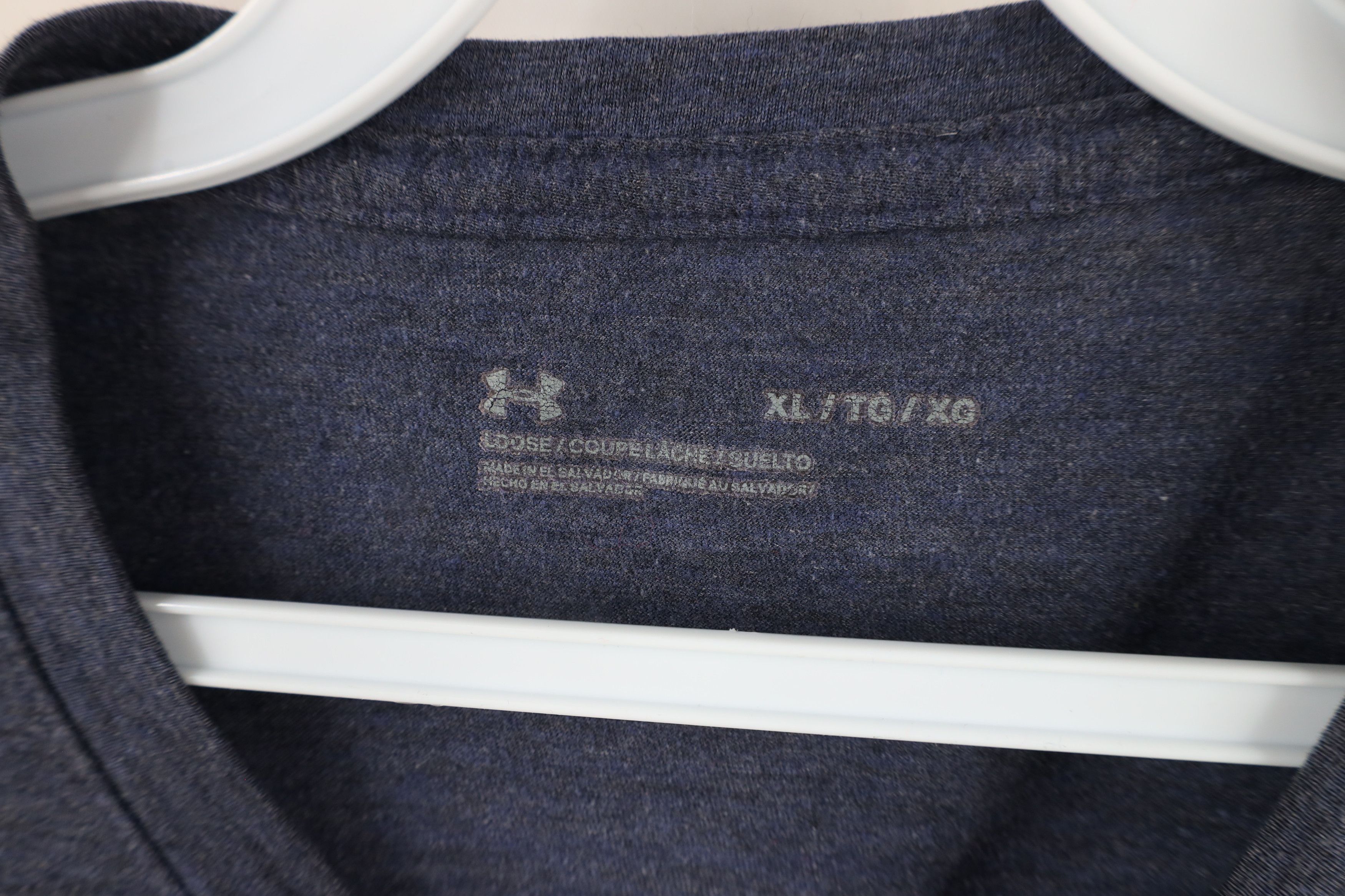 Under Armour × Vintage Under Armour Notre Dame University Football T-Shirt Blue Size US XL / EU 56 / 4 - 8 Thumbnail