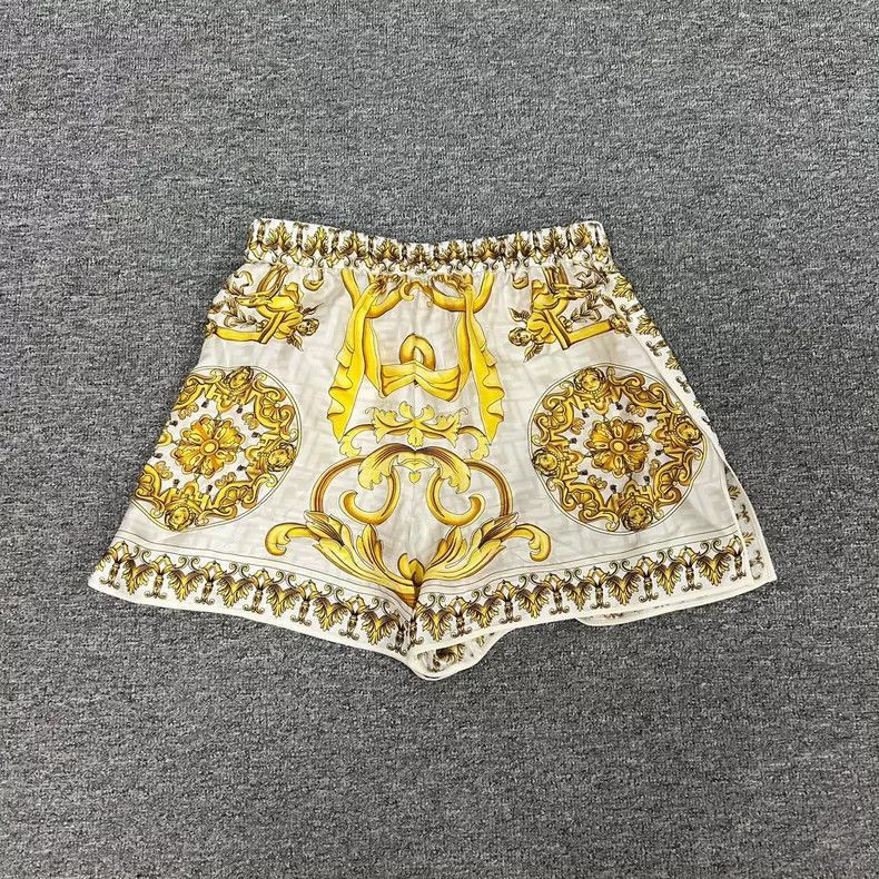 Fendi Fendi Versace Collaboration Silk Shorts Size US 40 / EU 56 - 2 Thumbnail