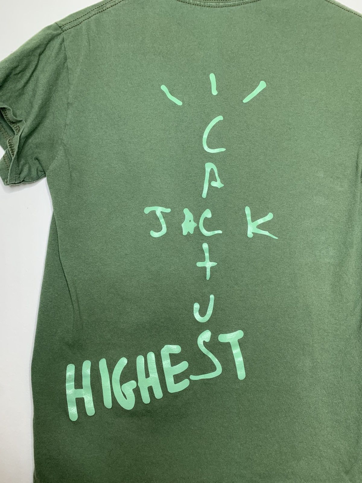 Jordan Brand × Nike × Travis Scott Travis Scott Jordan olive tee Size US S / EU 44-46 / 1 - 6 Thumbnail