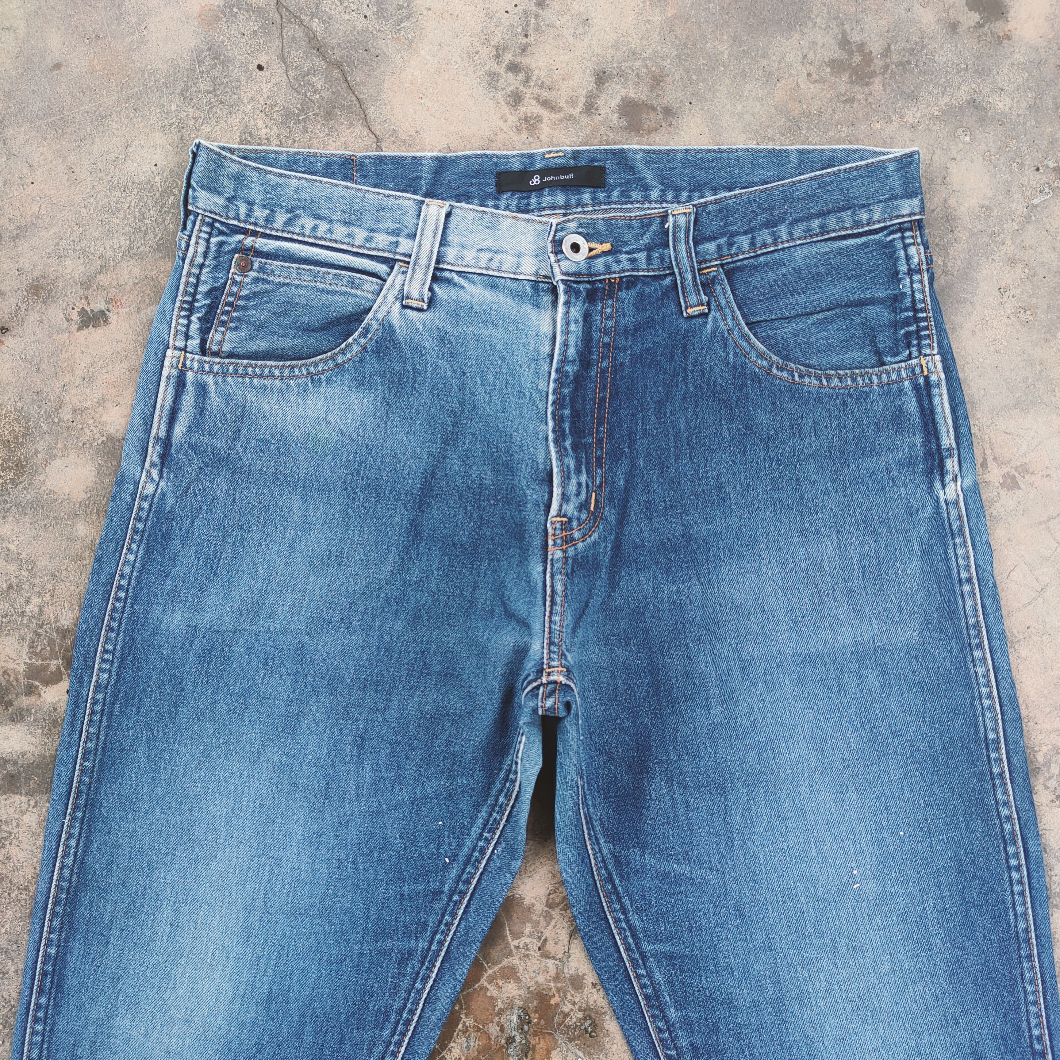 Johnbull VINTAGE JOHN BULL FADED JEANS DENIM PANTS Size US 34 / EU 50 - 2 Thumbnail