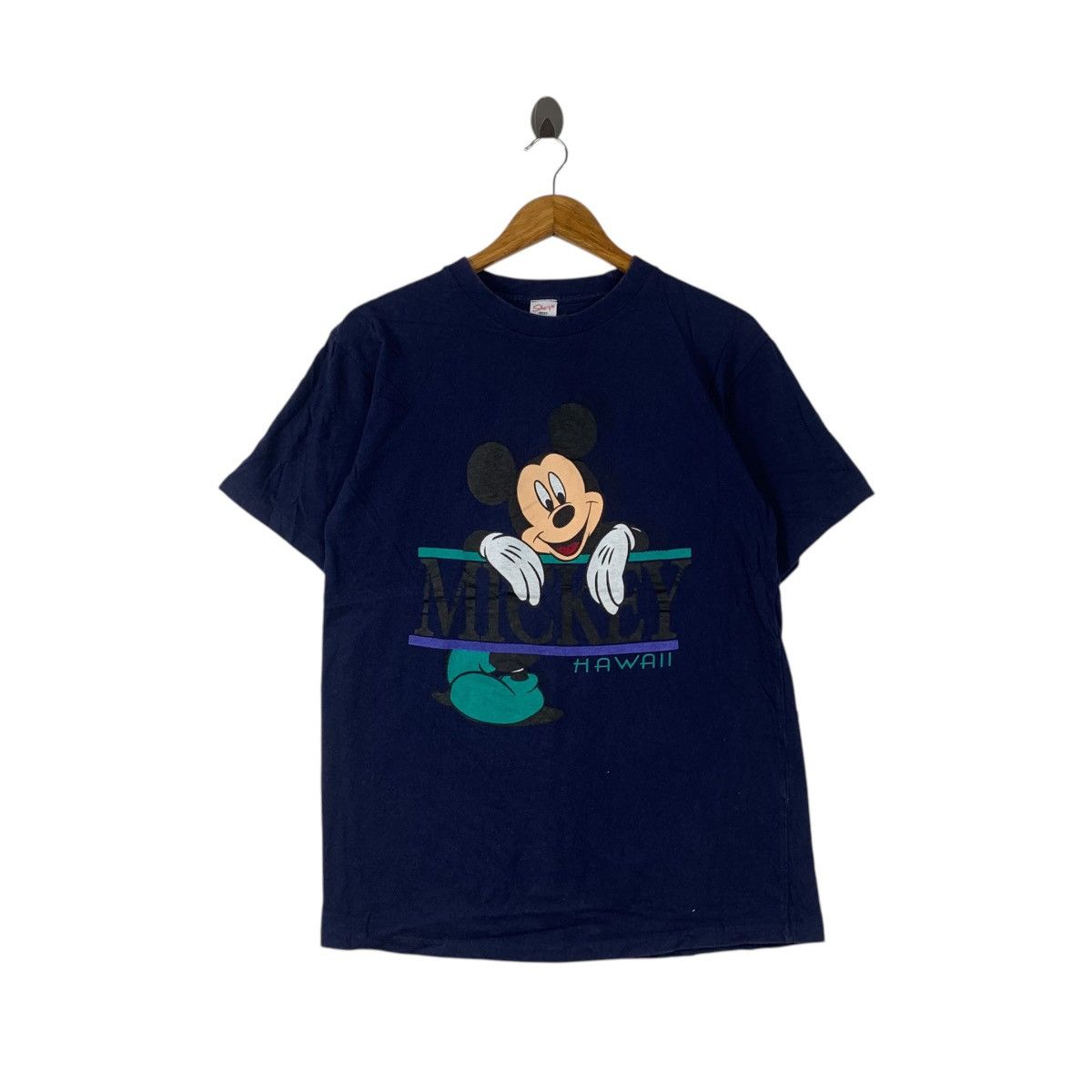 Mickey Mouse Vintage 90’ MICKEY MOUSE HAWAII Disney Resort Tee Shirt Top Size US S / EU 44-46 / 1 - 1 Thumbnail