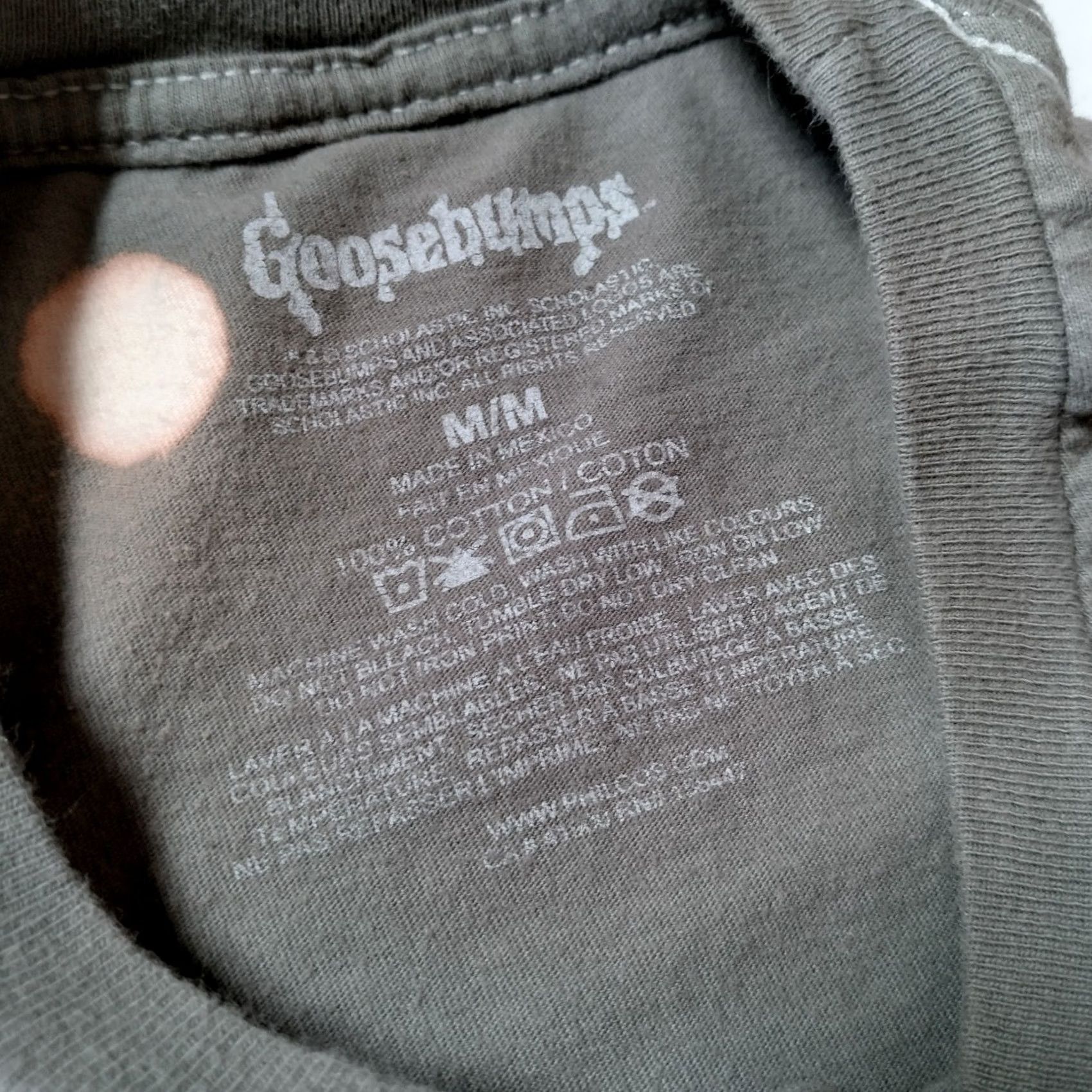 Vintage Goosebumps Shirt Women Medium Cropped Gray Bleach Dyed Pumpkin Head Graphic Shirt Size M / US 6-8 / IT 42-44 - 5 Thumbnail
