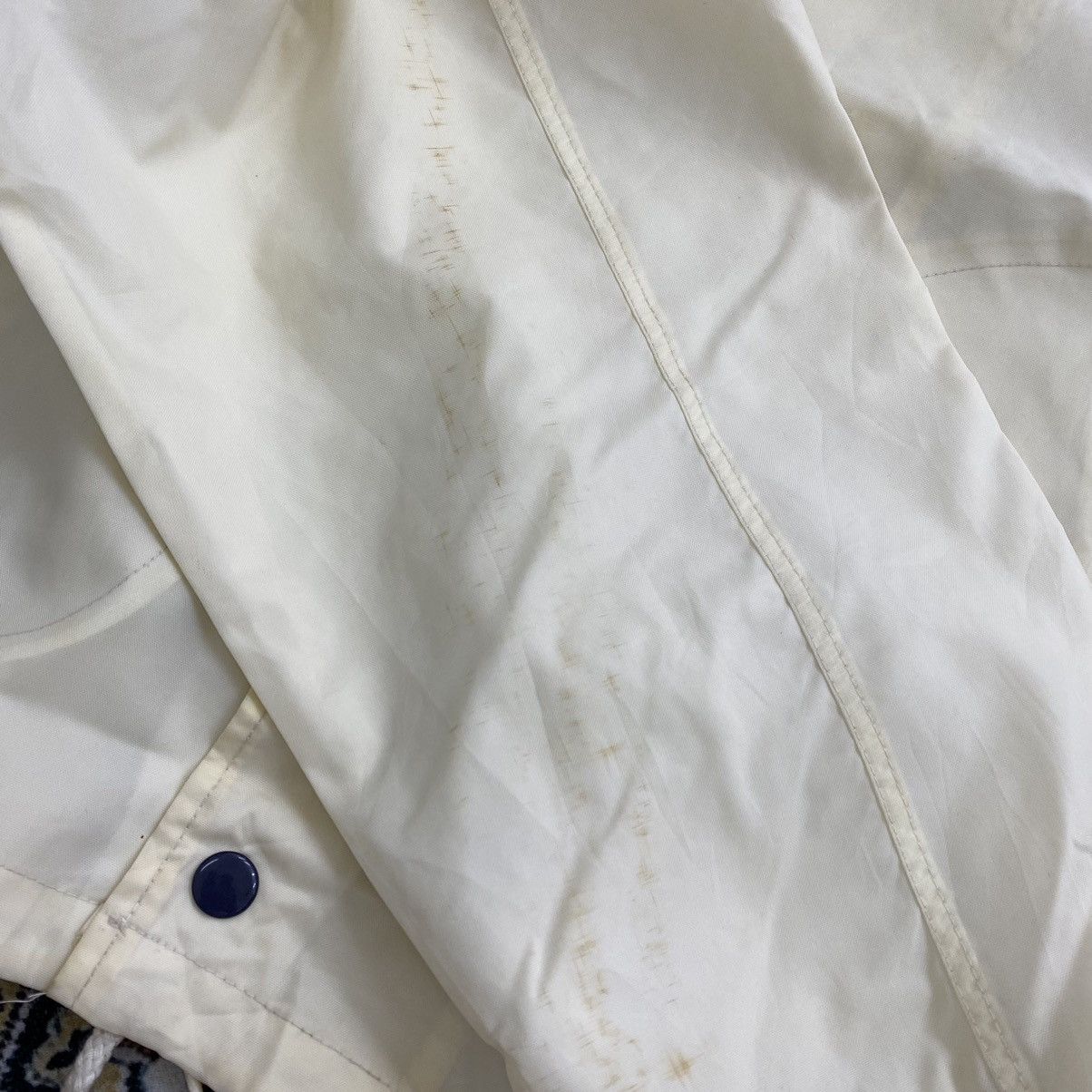 Coach Vintage 90s CONVERSE Basketball Print Beige Windbreaker Size US XL / EU 56 / 4 - 7 Thumbnail
