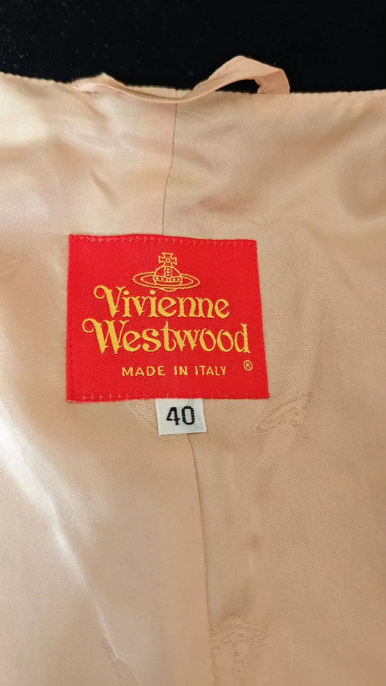 Vivienne Westwood Vivienne Westwood Black velvet patchwork red three button Size M / US 6-8 / IT 42-44 - 8 Thumbnail