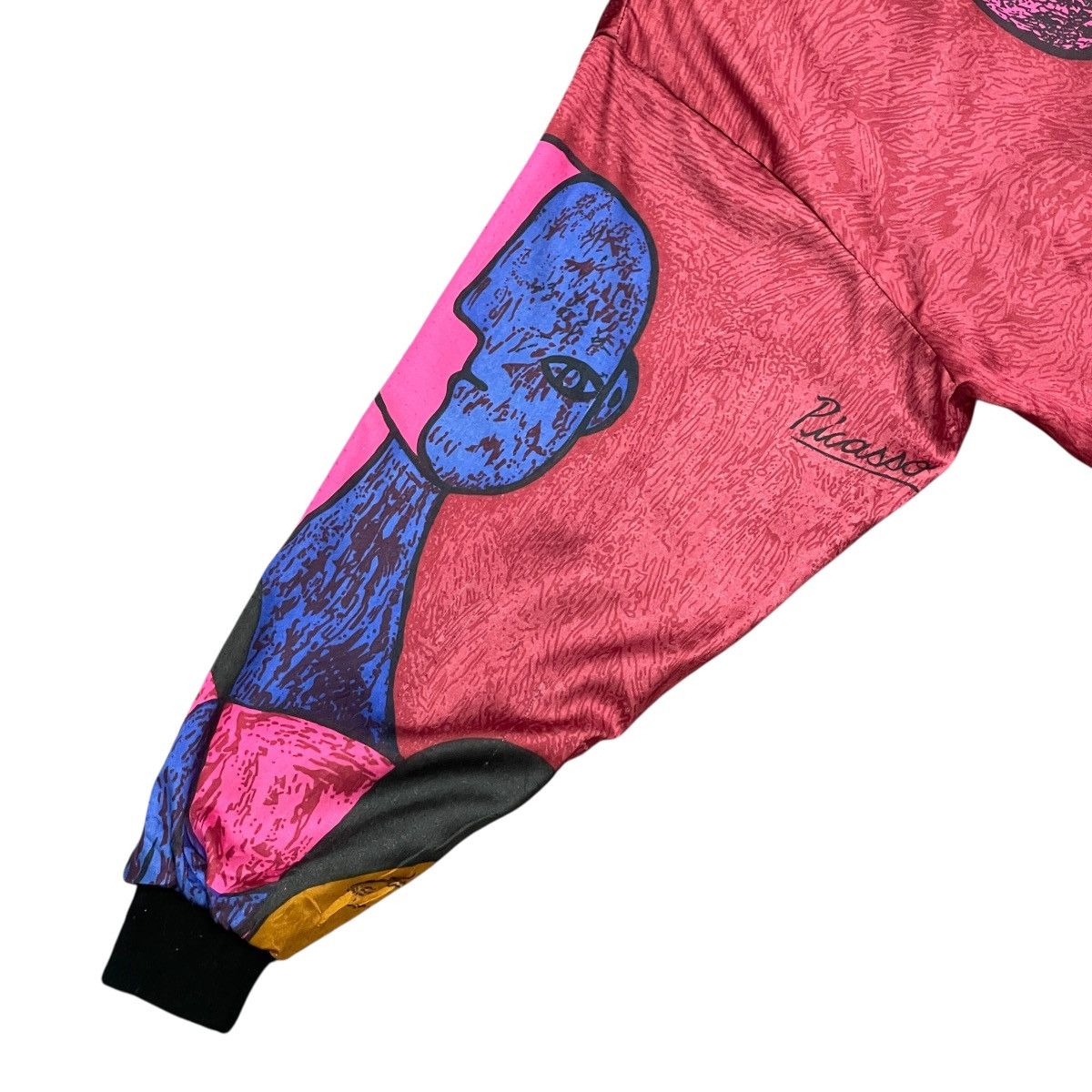 Vintage Vintage 80s Pablo Picasso Abstract Art Graphic Bomber Jacket Size US L / EU 52-54 / 3 - 8 Thumbnail