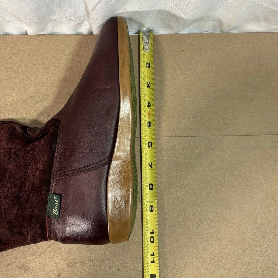 Bass Bass Burgundy Leather & Suede Boots Wmns Sz 5 Size US 5 / IT 35 - 9 Thumbnail