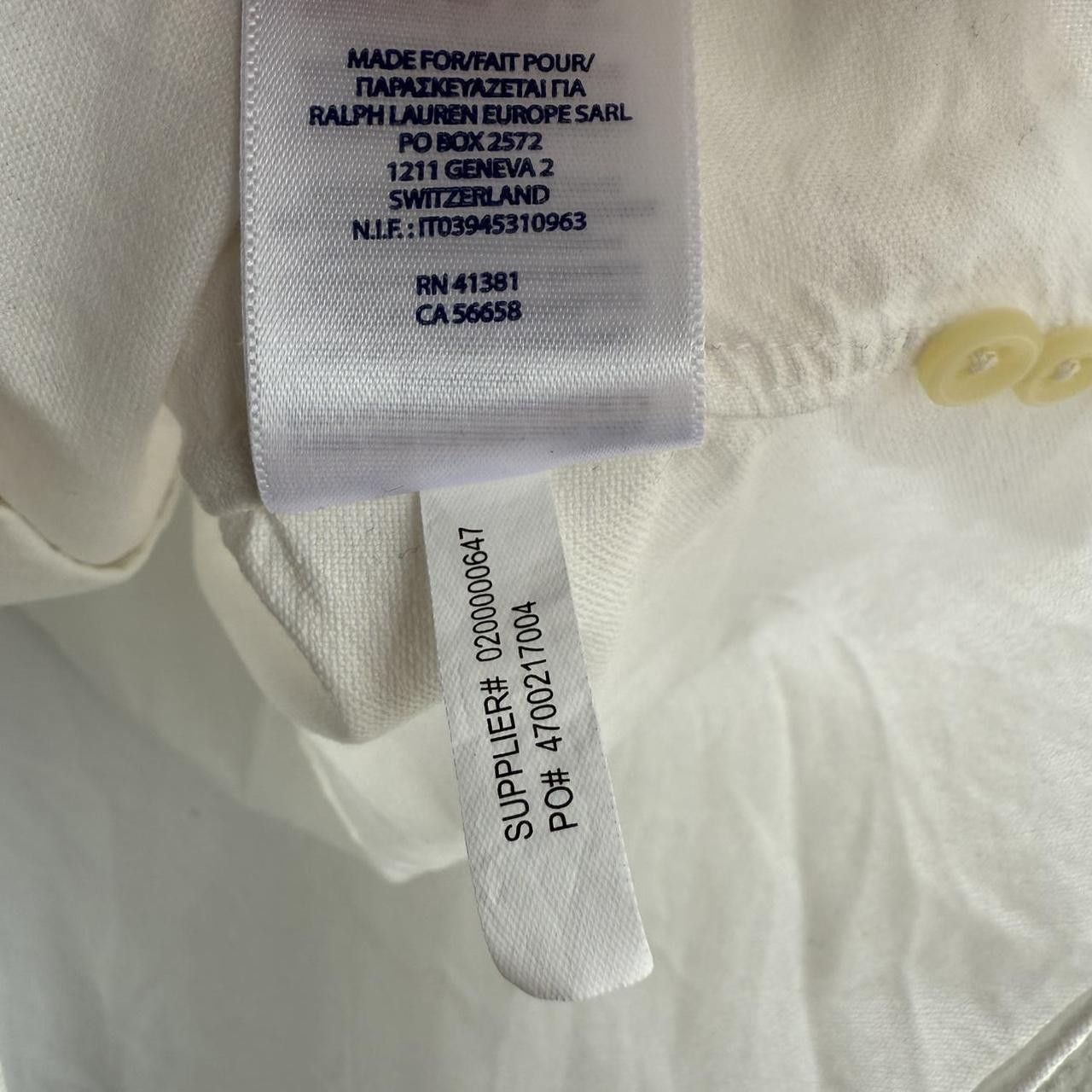 Polo Ralph Lauren Ralph Lauren Shirt White Button Up Size US S / EU 44-46 / 1 - 6 Thumbnail