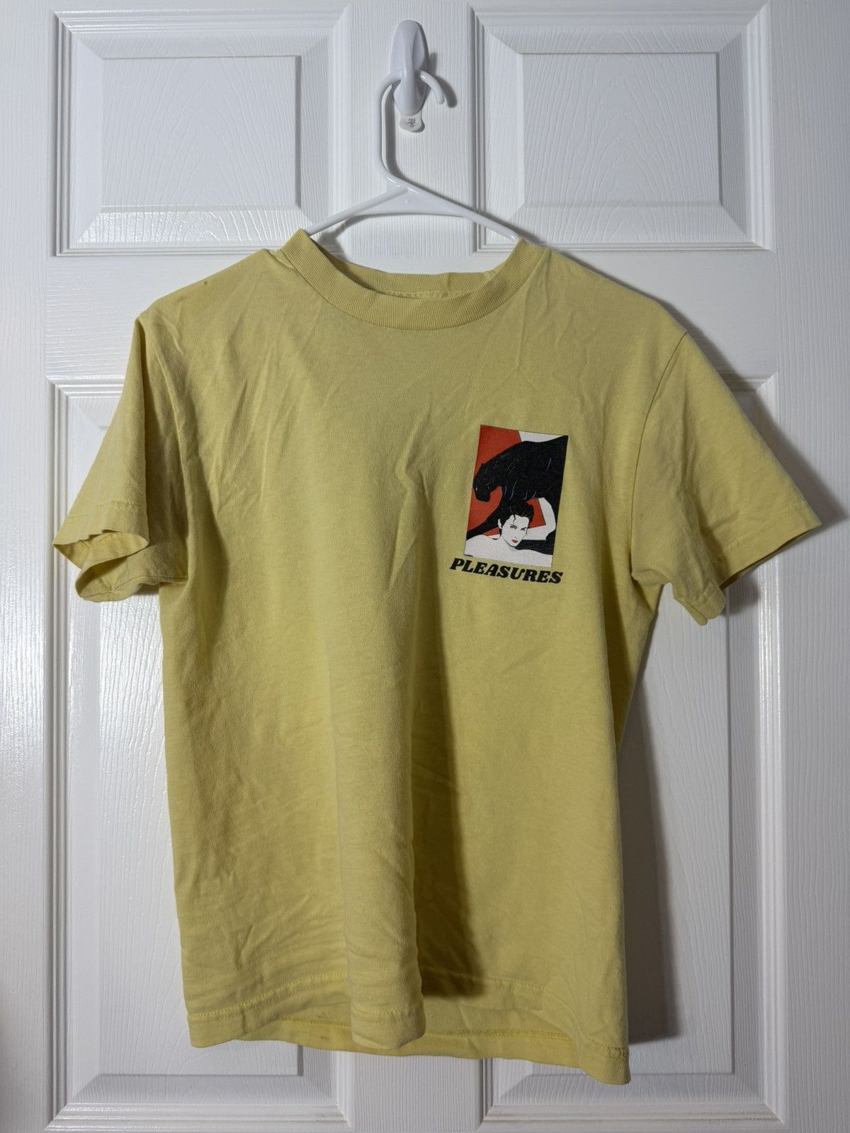 Pleasures PLEASURES "Unisex Hair Styles" Yellow Graphic Tee Size US S / EU 44-46 / 1 - 1 Thumbnail