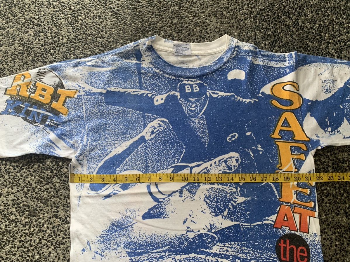 MLB × Vintage Vintage 90s Safe At The Plate RBI King MLB T shirt Size US L / EU 52-54 / 3 - 9 Thumbnail