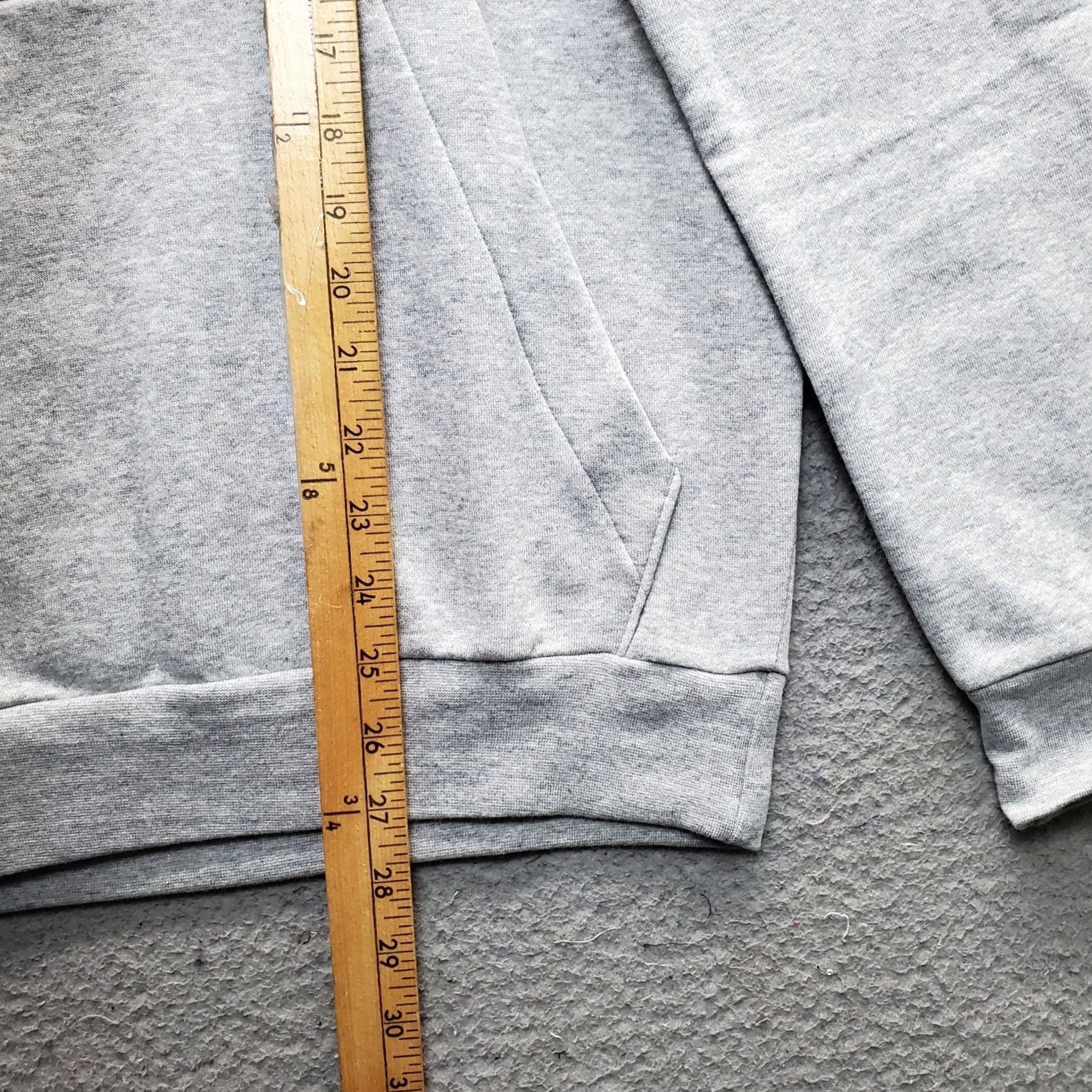 Adidas Adidas Hoodie Mens Gray Pullover Hooded Fleece Lined Kangaroo Pocket Ribbed Cuff Hem Size US S / EU 44-46 / 1 - 3 Thumbnail