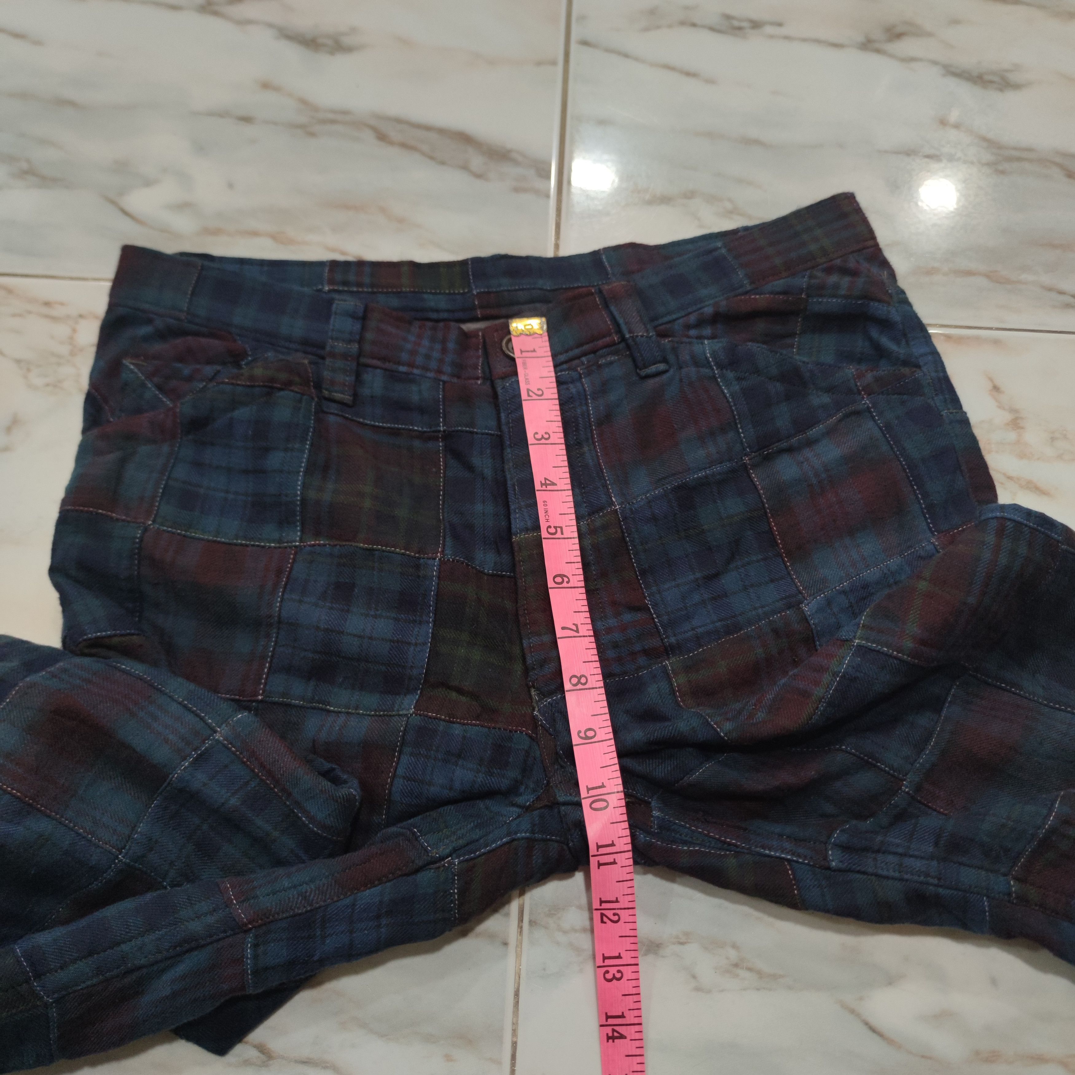 If Six Was Nine × Japanese Brand L.Z.G RARE PATCHWORK DESIGN PANT MADE IN JAPAN Size US 33 - 11 Thumbnail