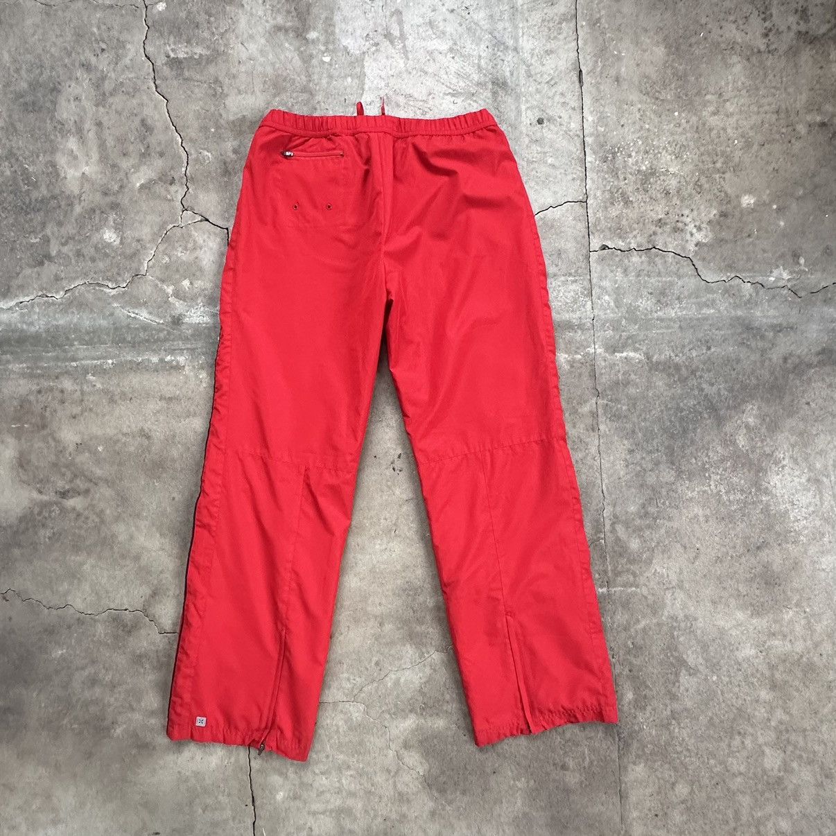 Japanese Brand × Vintage Crazy Vintage Y2K/2000s Baggy Striped Skater Track Pants! Size US 31 - 6 Thumbnail