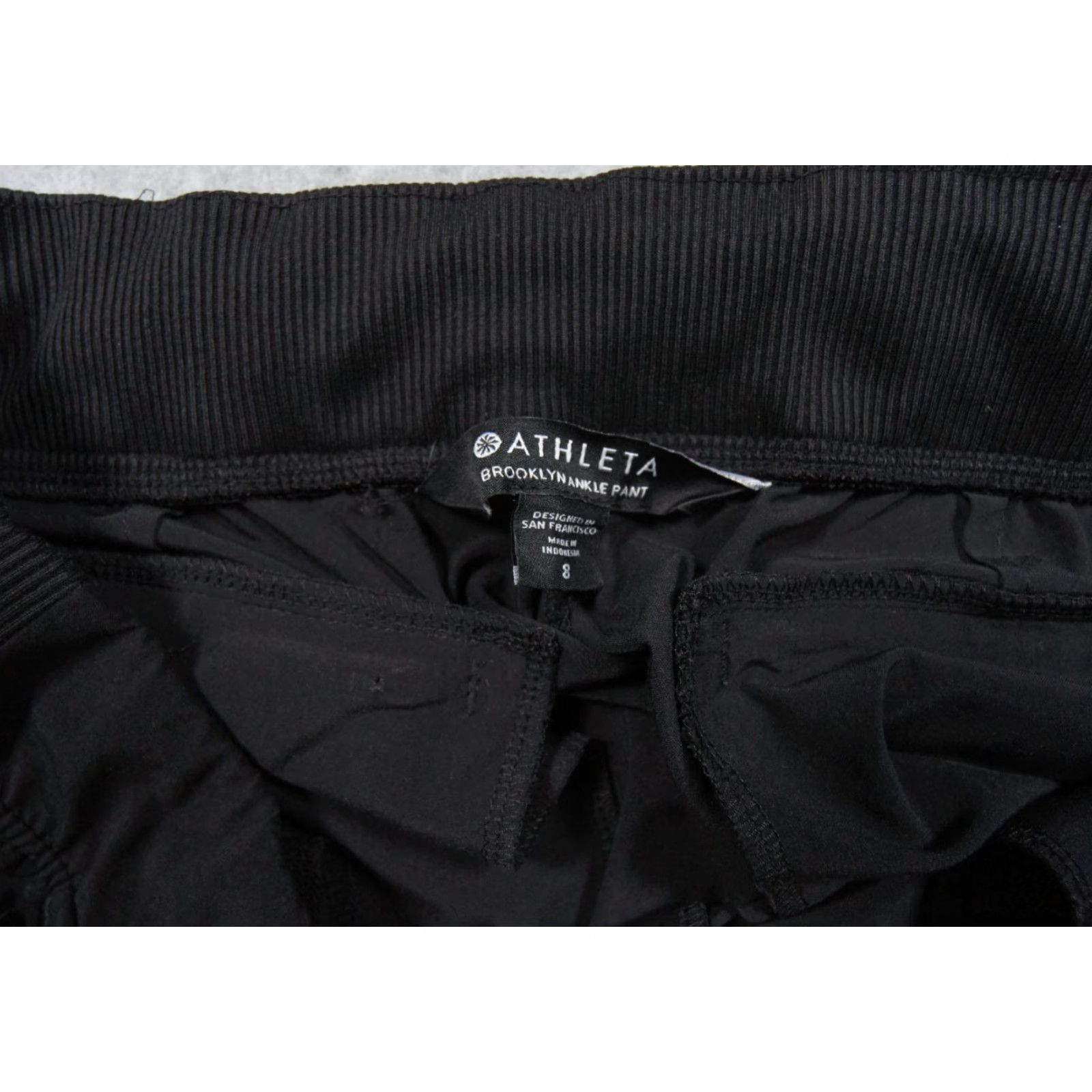 Athleta Athleta Pants Womens 8 Black Brooklyn Ankle Stretch Comfort Casual Womens Size 30" / US 8 / IT 44 - 6 Thumbnail