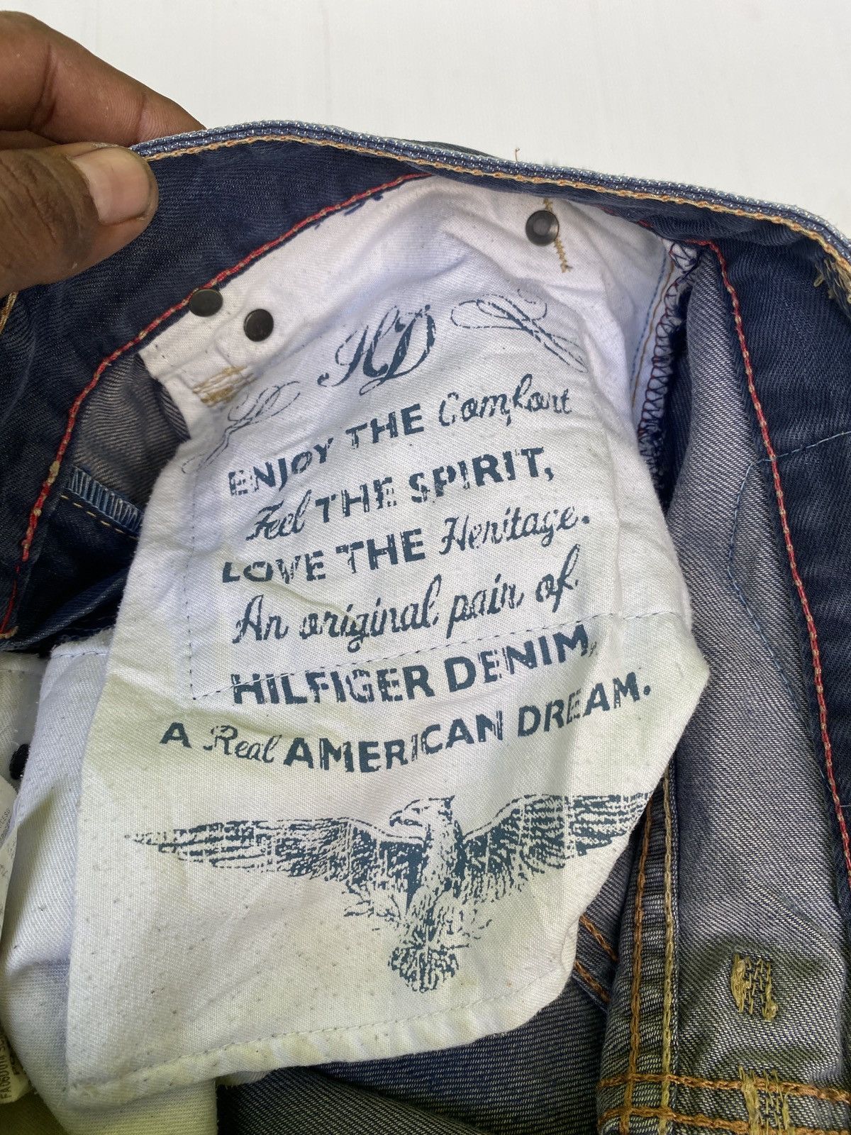Tommy Hilfiger × Vintage Vintage tommy hilfinger brcy denim Size US 32 / EU 48 - 12 Thumbnail